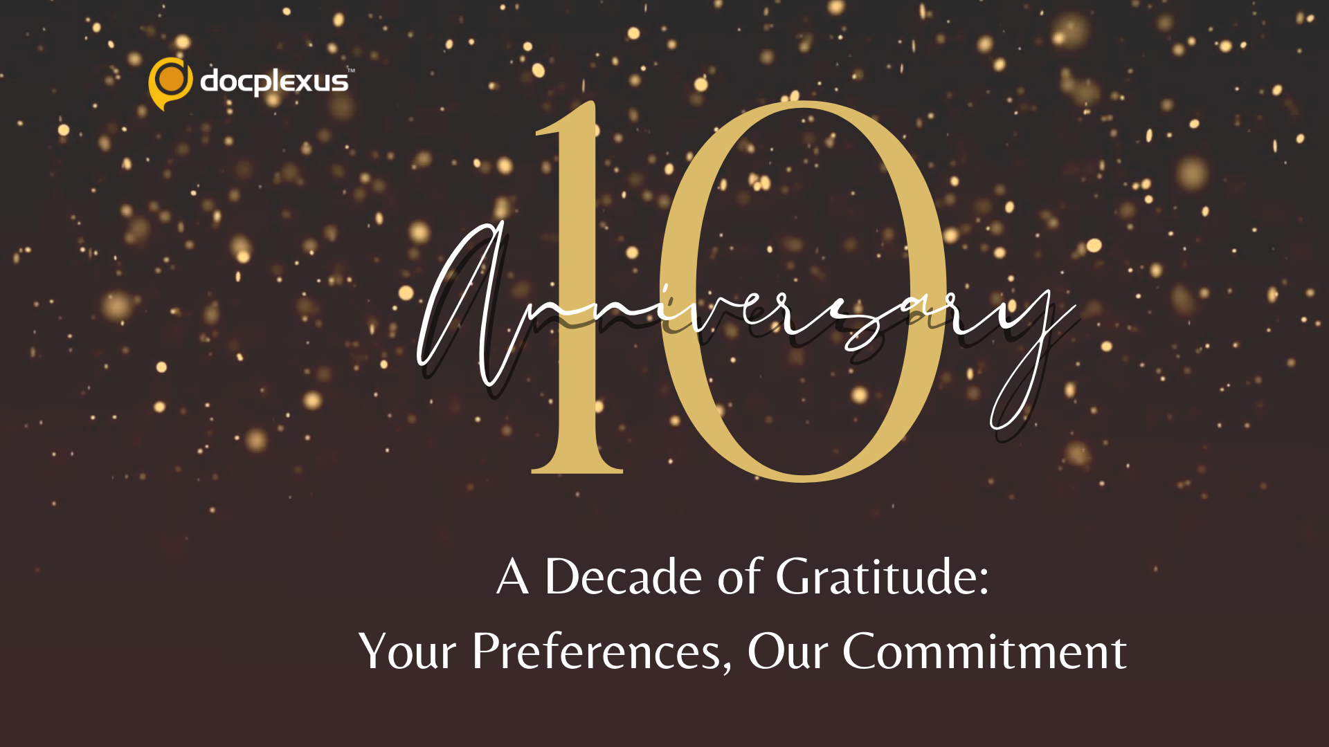 "Join Us in Celebrating 10 Wonderful Years! Tell Us Your Anniversary Wishes!"