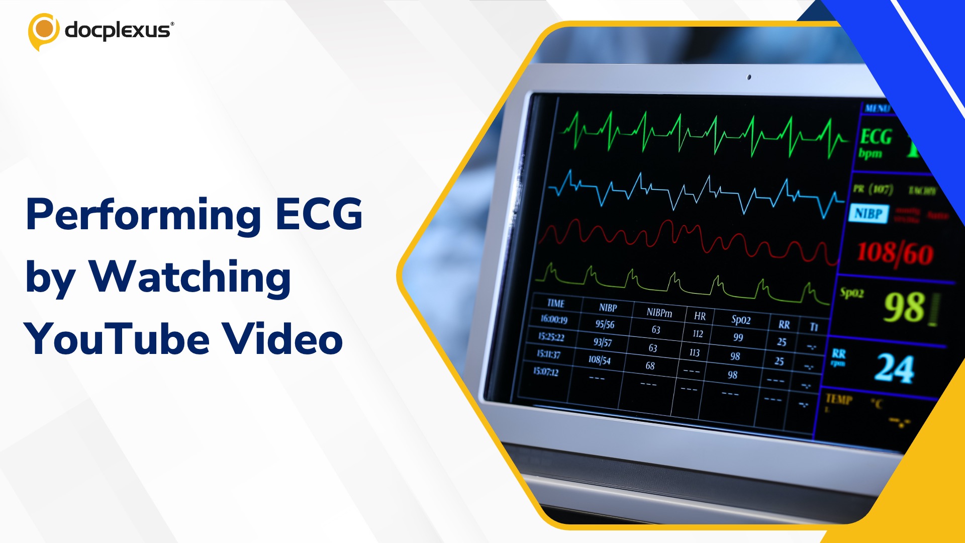 Lab Attendant Performs ECG by Watching YouTube Tutorial