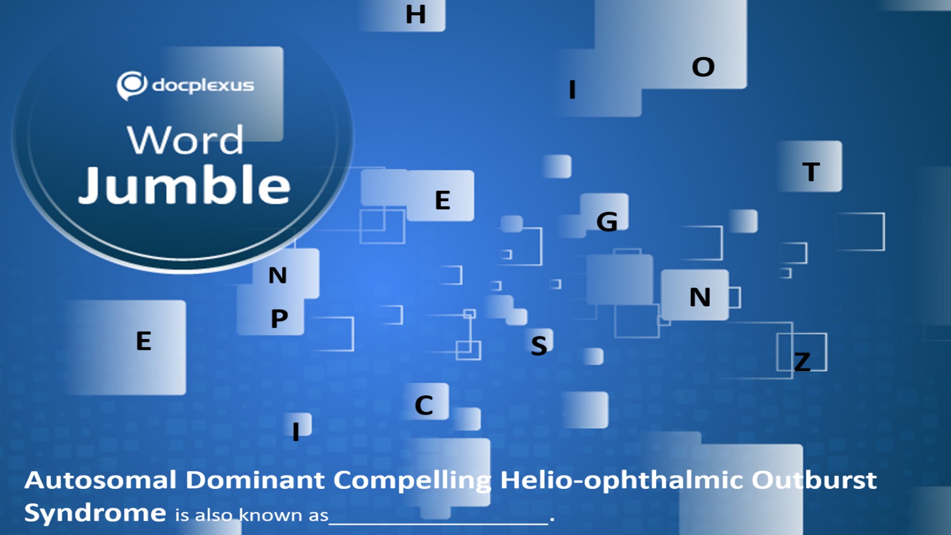 Word Hunt: Decode the Common Name of the Disease