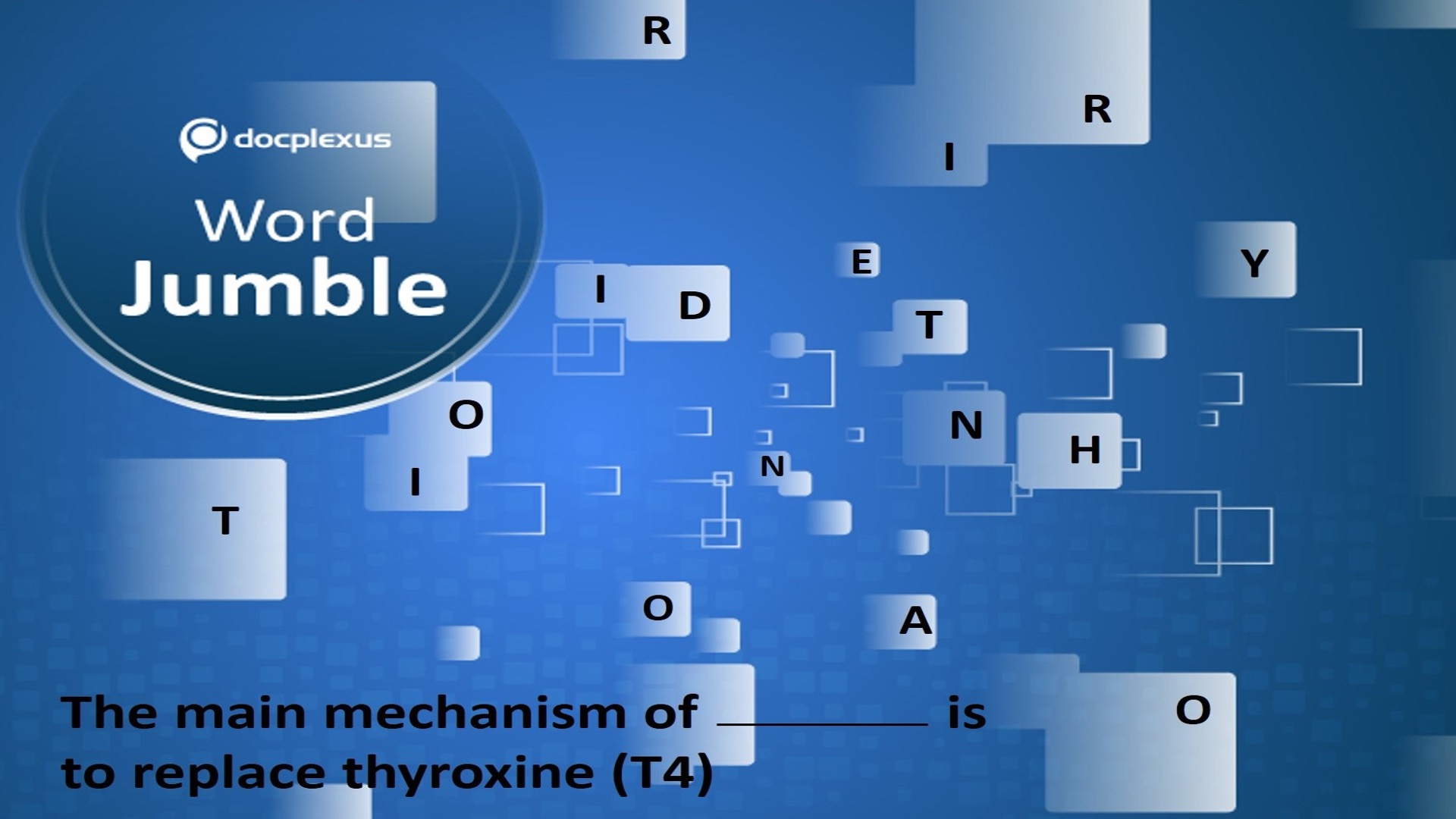Which Hormone can Replace Thyroxine?
