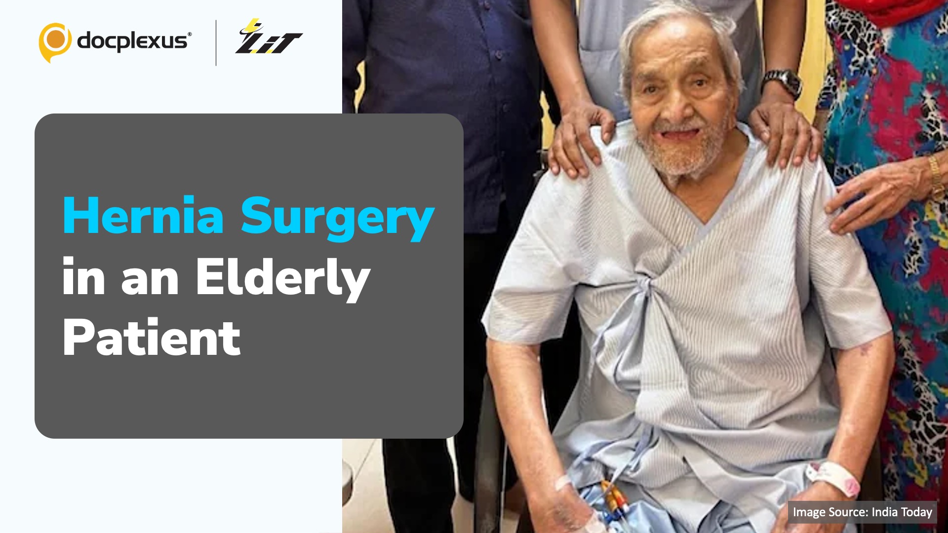 Surgeons Perform Complex Hernia Surgery on an Elderly Patient