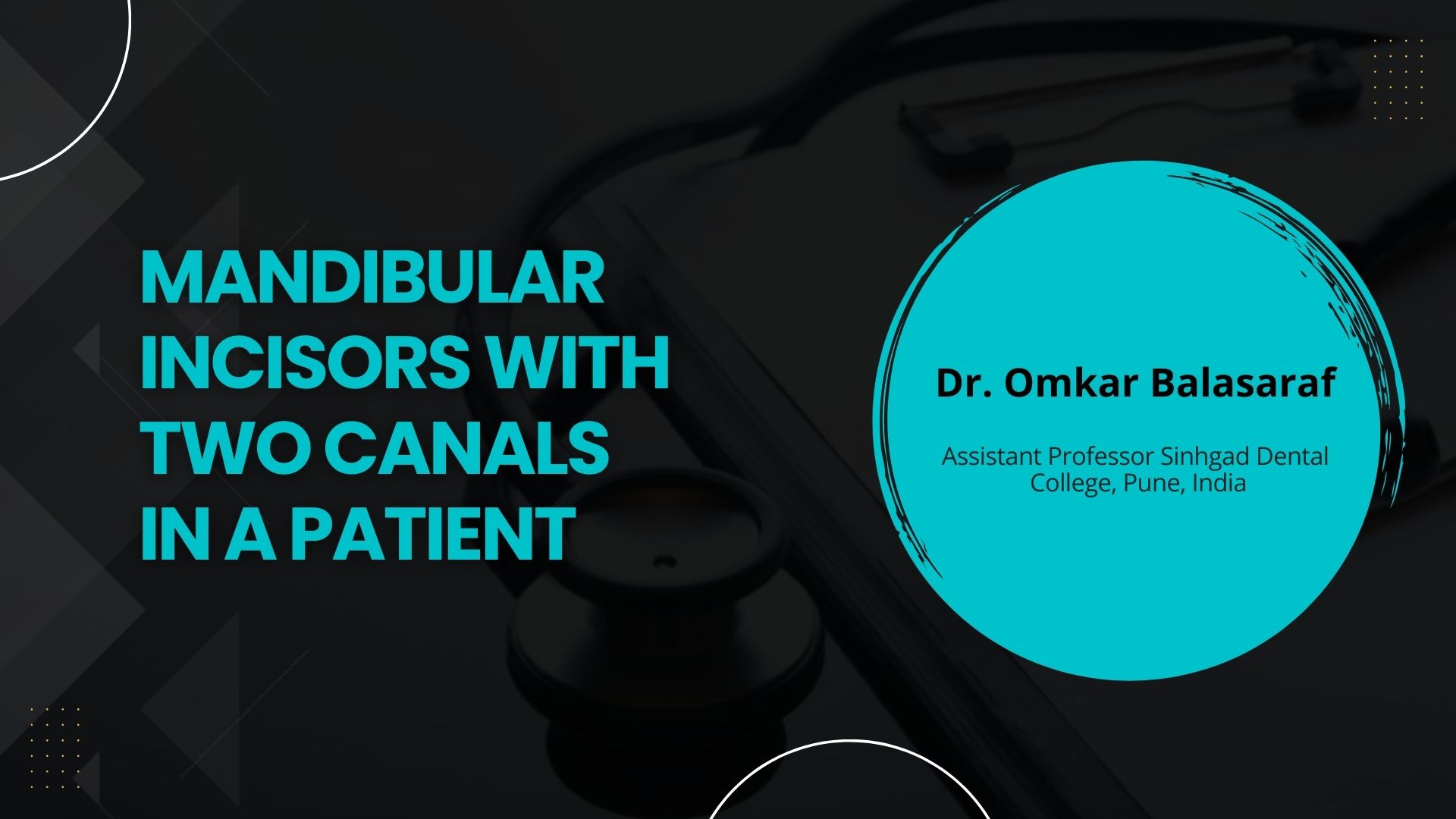 Mandibular Incisors with Two Canals in a Patient: A Rare Case