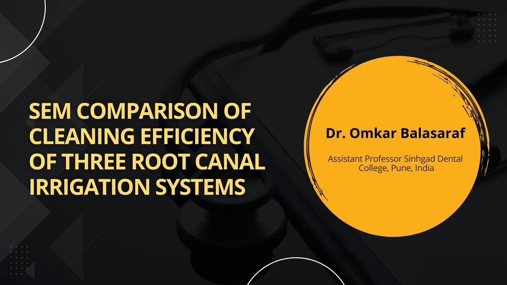 SEM Comparison of Cleaning Efficiency of Three Root Canal Irrigation Systems: An In Vitro Study
