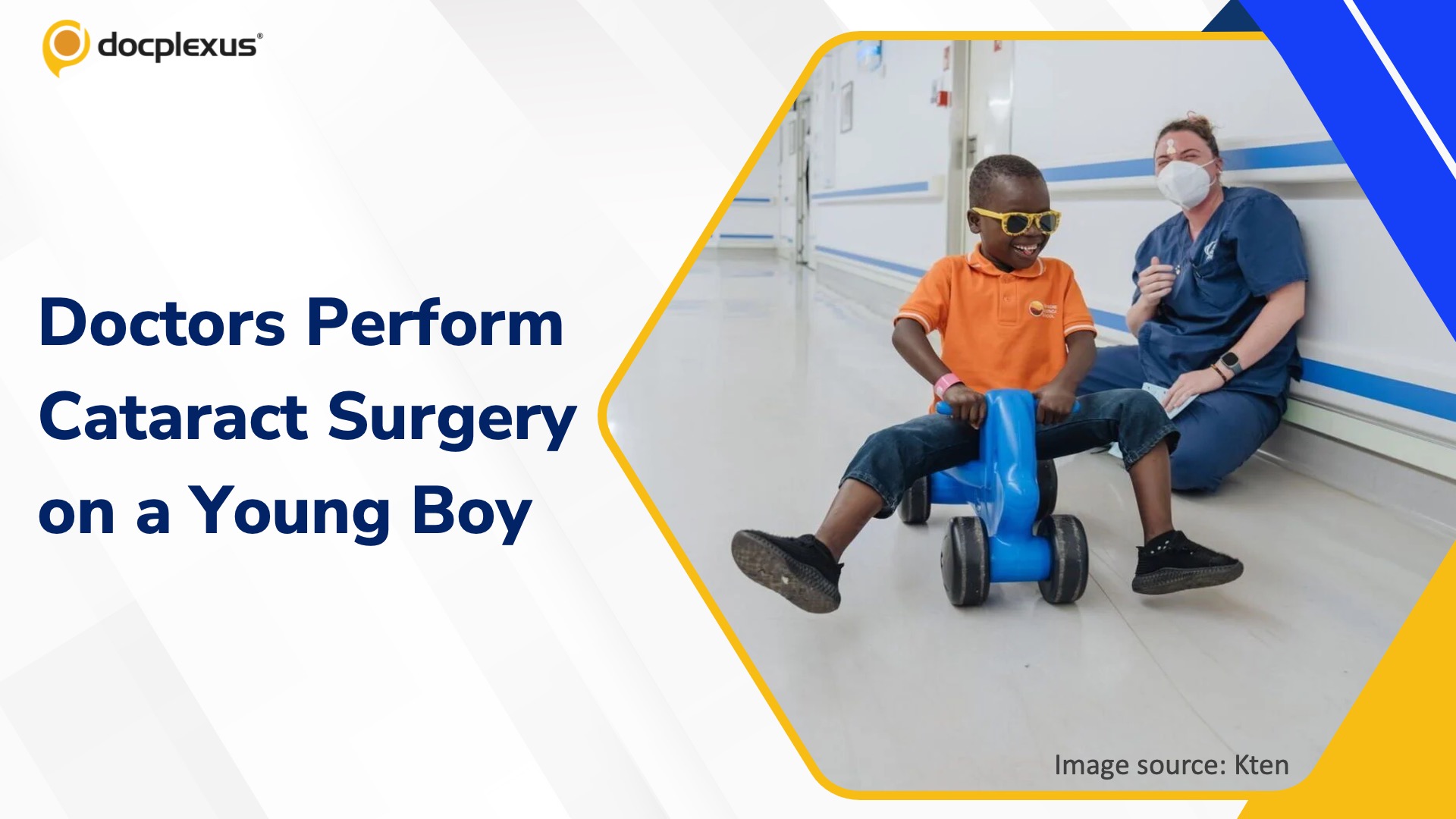 Seven-year-old Gains Vision After Surgery on a Charity Ship