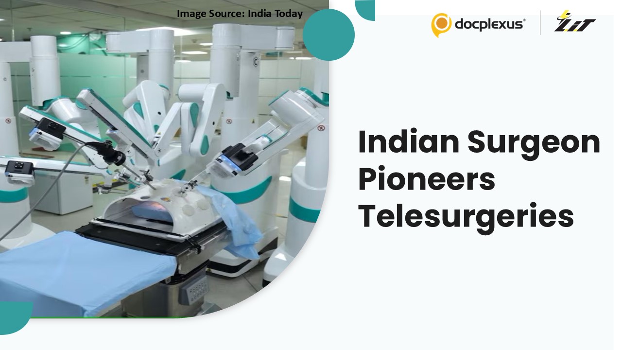 Cardiologist Performs Telesurgeries with Indian Surgical Robot