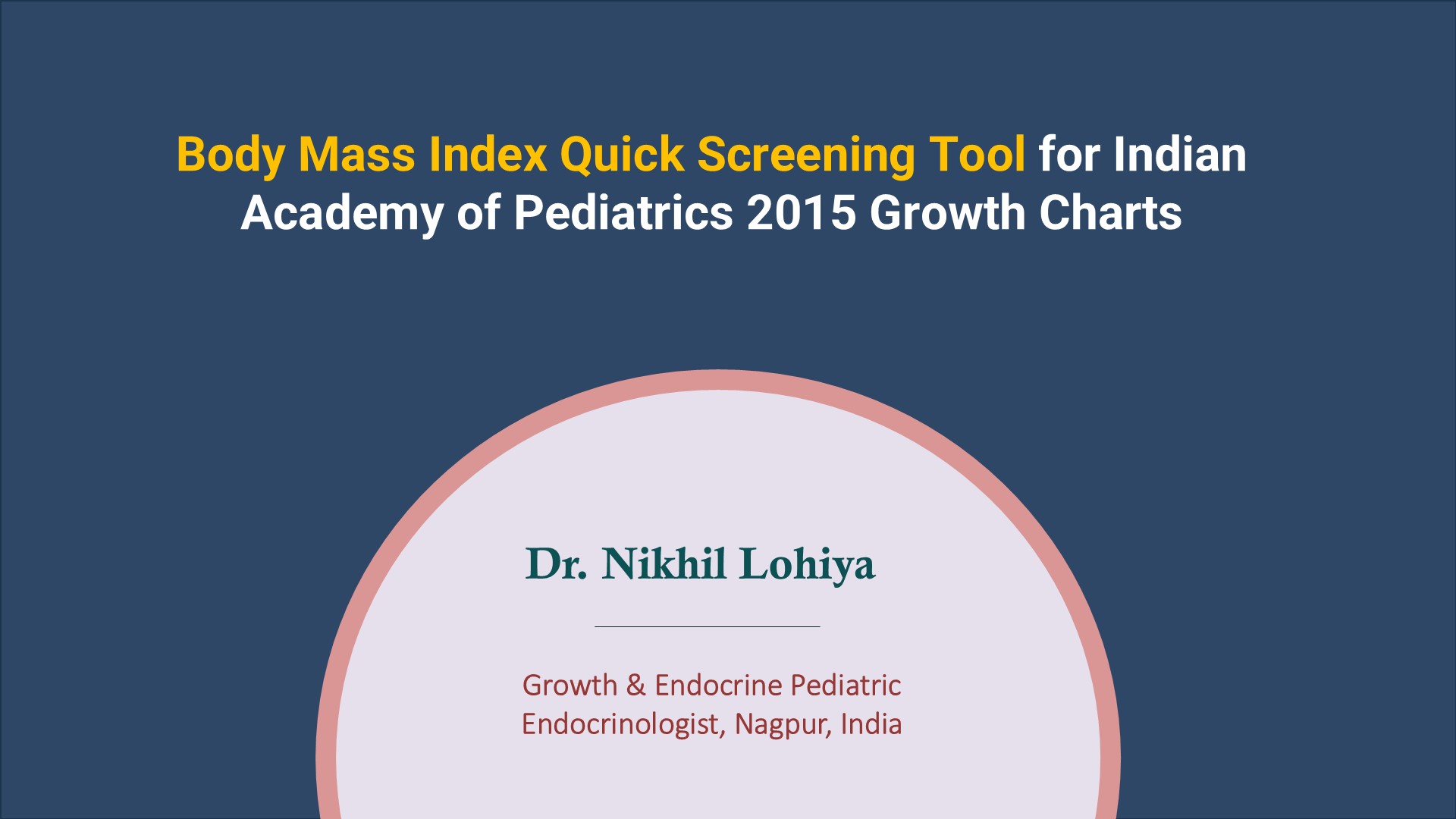 Body Mass Index Quick Screening Tool For Indian Academy Of Pediatrics 2015 Growth Charts