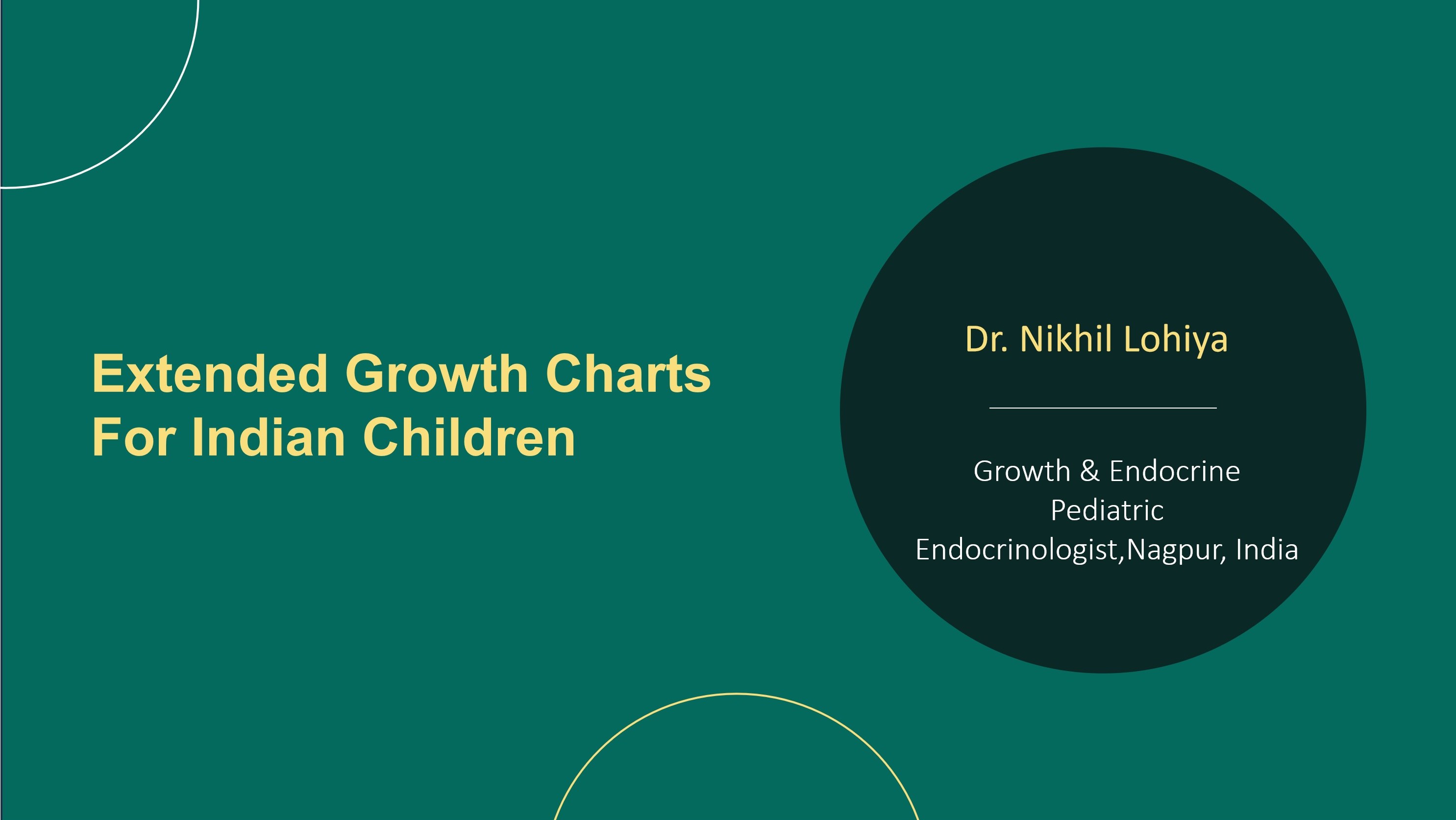 Extended Growth Charts For Indian Children