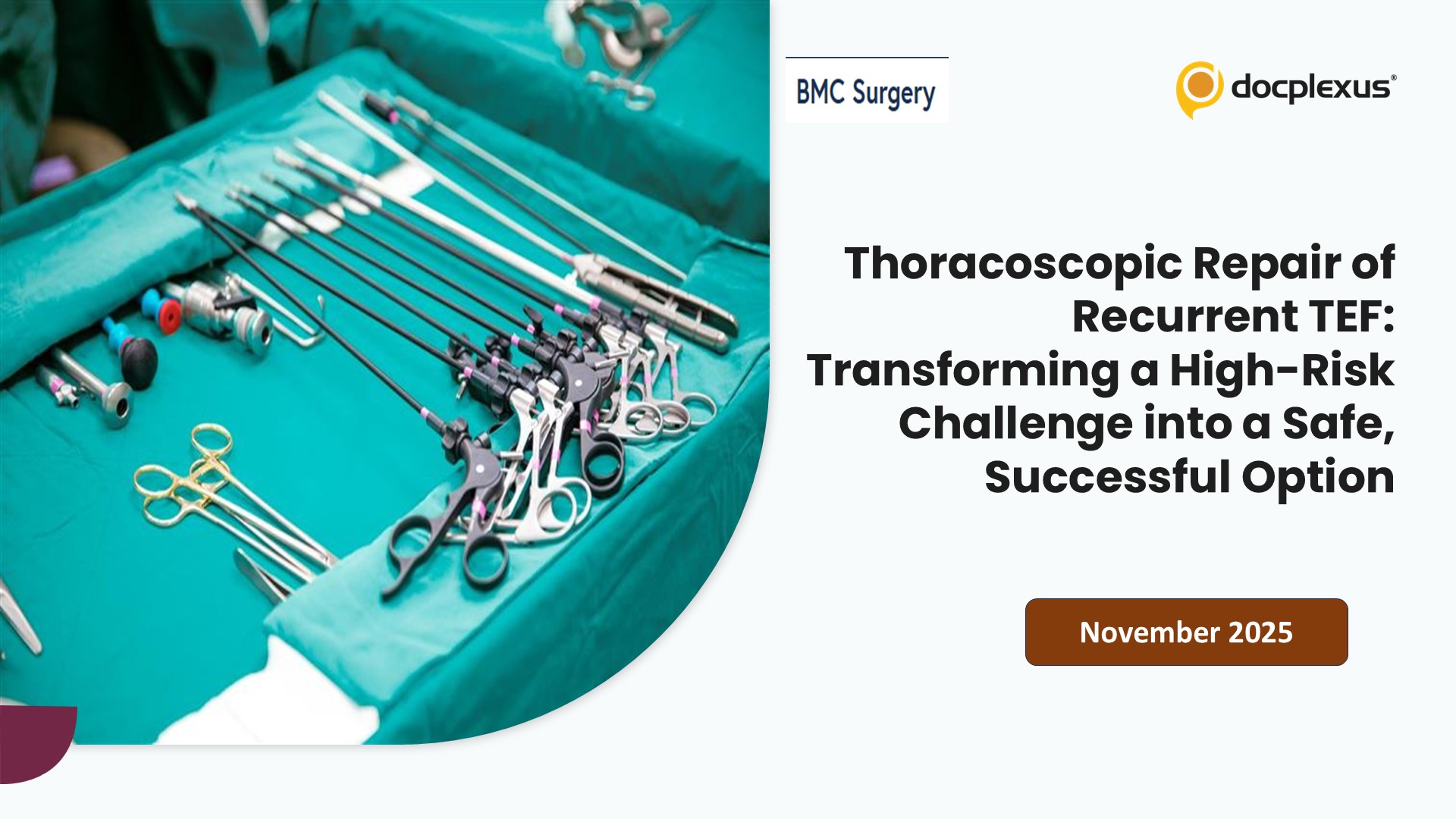 Thoracoscopic Repair of Recurrent TEF: Transforming a High-Risk Challenge into a Safe, Successful Option
