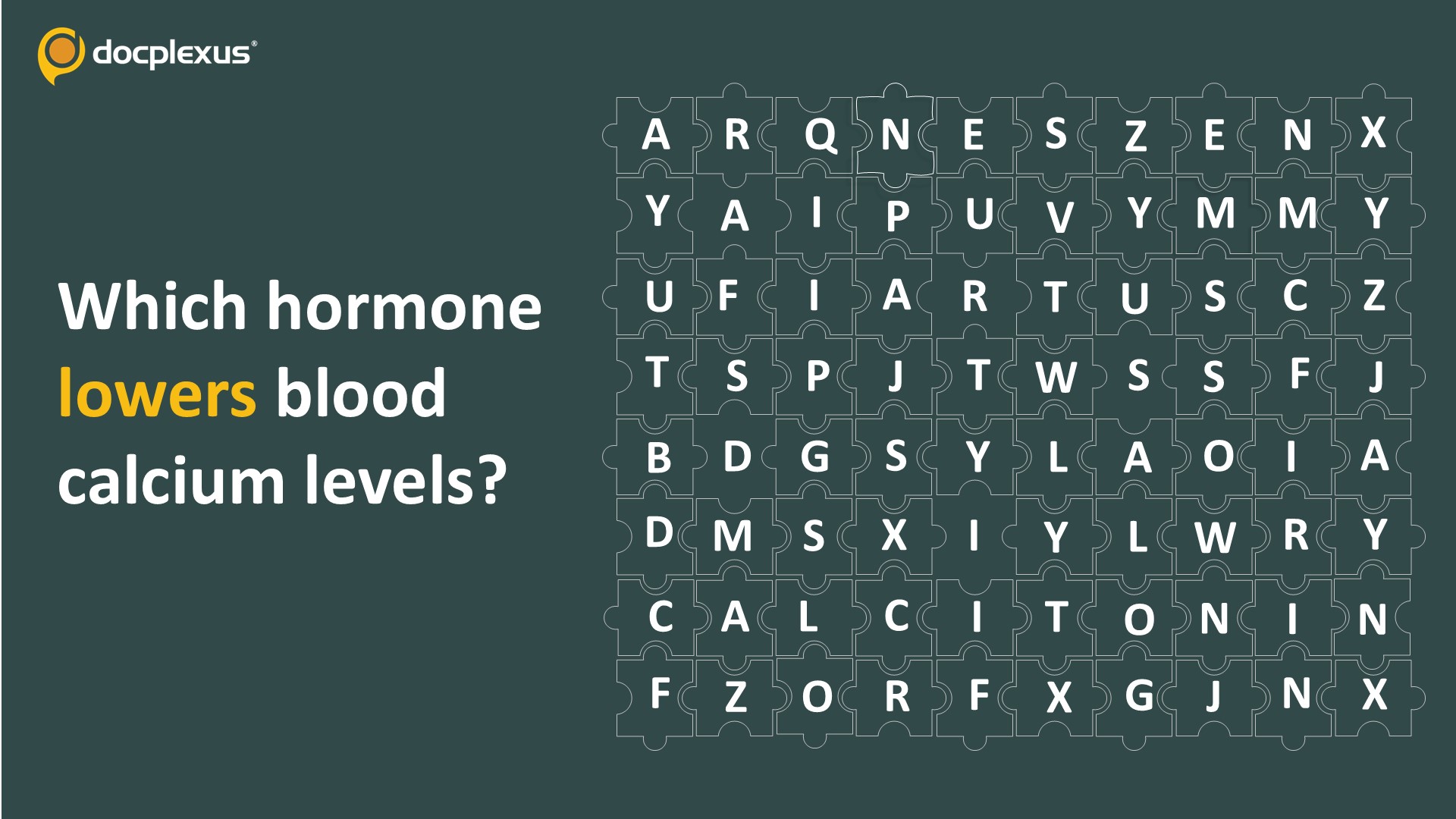 Identify the Hormone Responsible for Lowering Blood Calcium Levels