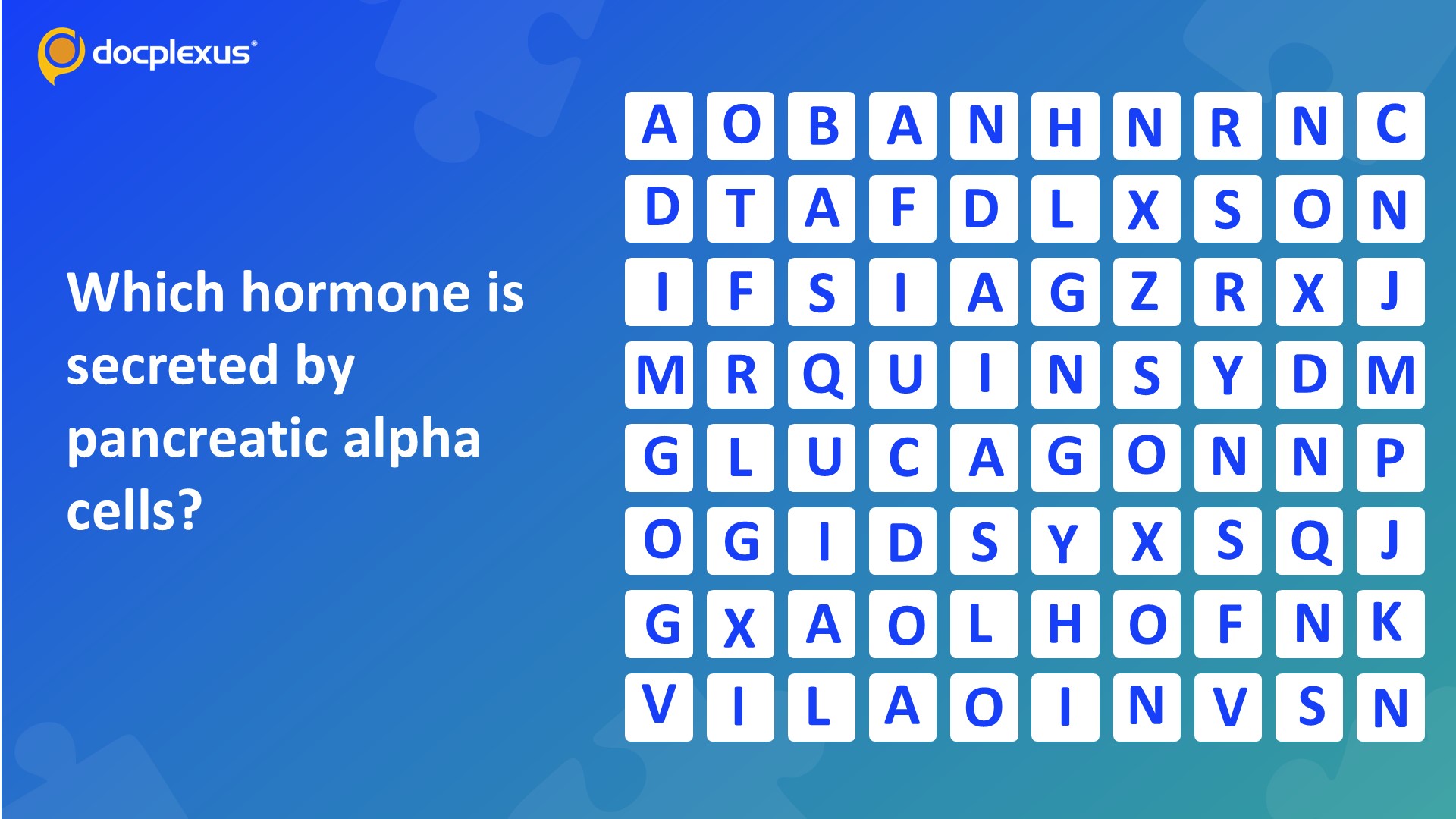 Identify the Hormone Secreted by Pancreatic Alpha Cells