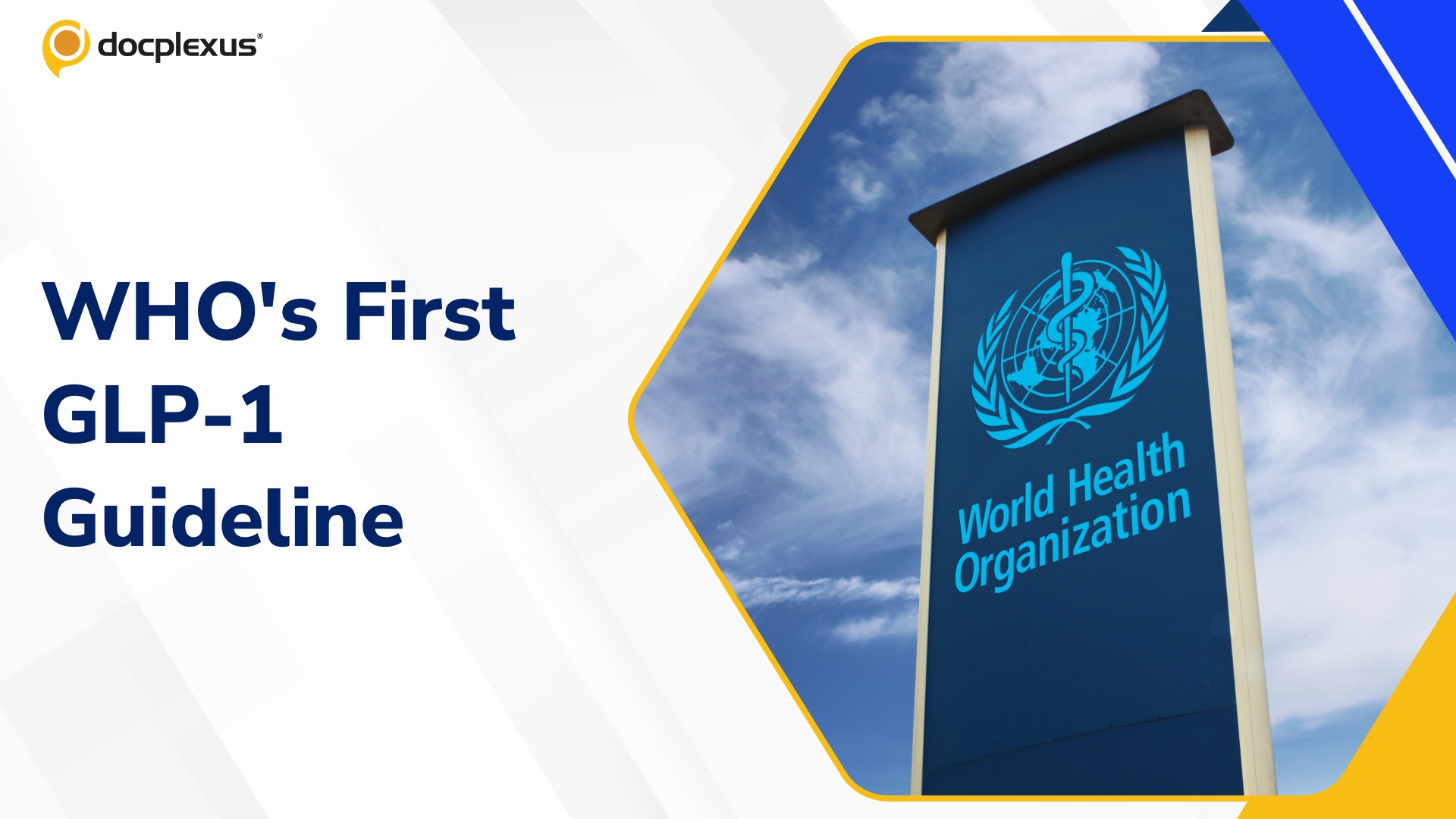 WHO Issues First Global Guideline on GLP-1 Medicines for Obesity