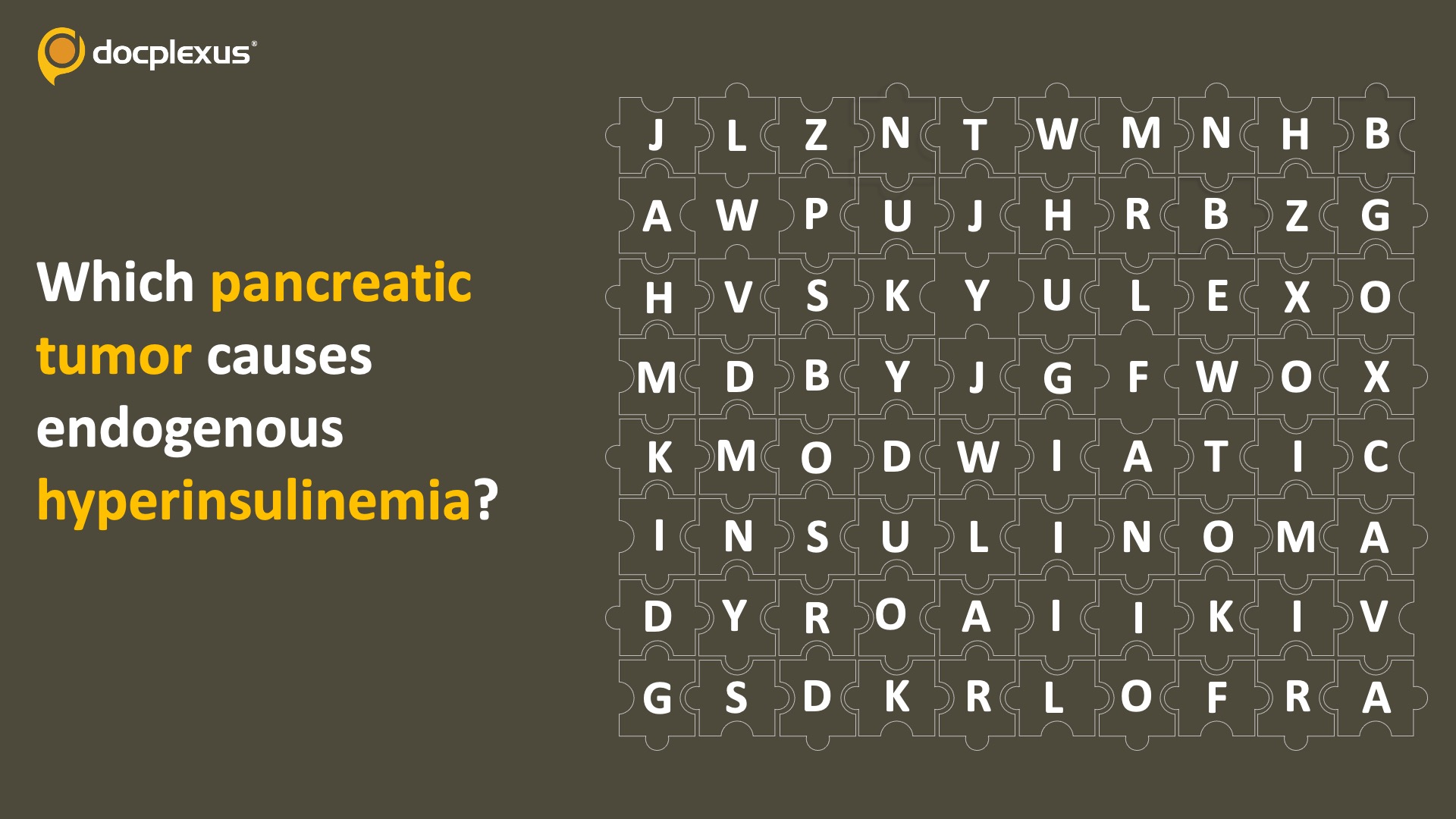 Spot the Pancreatic Tumor That Causes Hyperinsulinemia