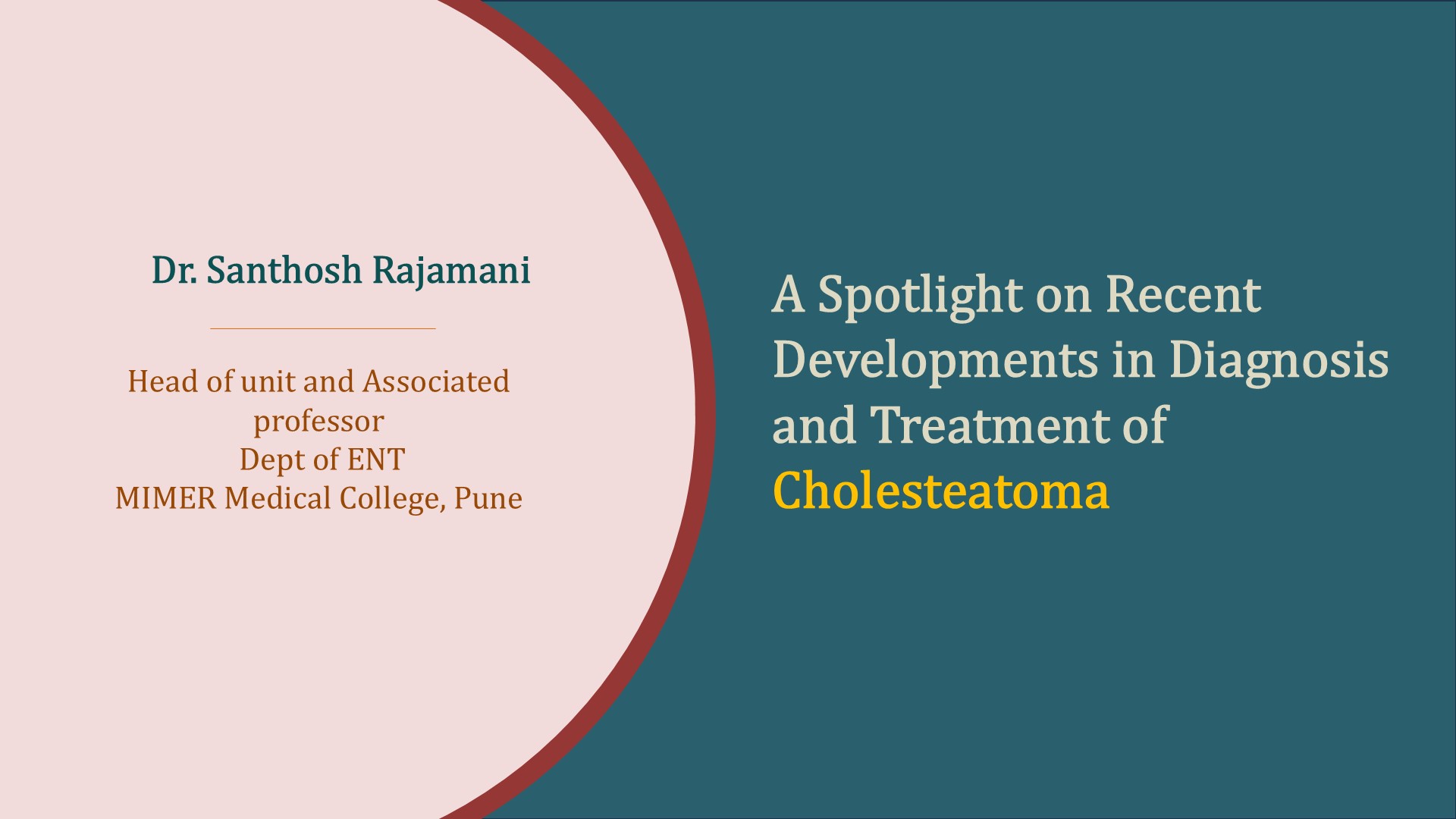 A Spotlight On Recent Developments In Diagnosis And Treatment Of Cholesteatoma