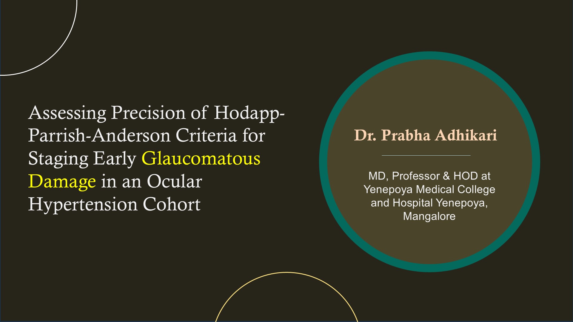 Assessing Precision Of Hodapp-Parrish-Anderson Criteria For Staging Early Glaucomatous Damage In An Ocular Hypertension Cohort: A Retrospective Study