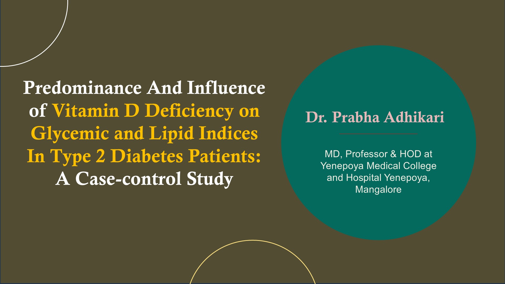 Predominance And Influence Of Vitamin D Deficiency On Glycemic And Lipid Indices In Type 2 Diabetes Patients: A Case-control Study