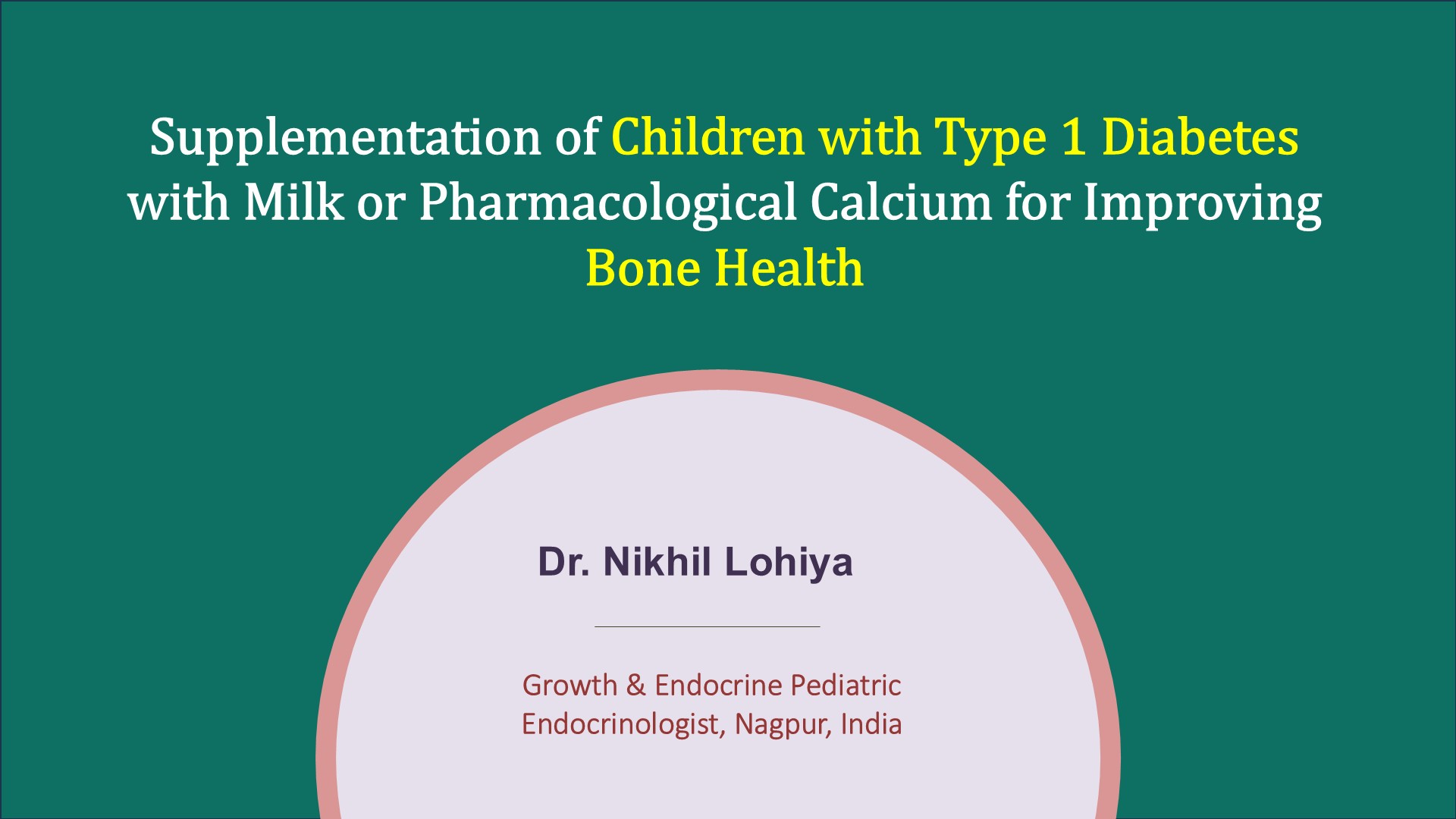 Supplementation Of Children With Type 1 Diabetes With Milk Or Pharmacological Calcium For Improving Bone Health