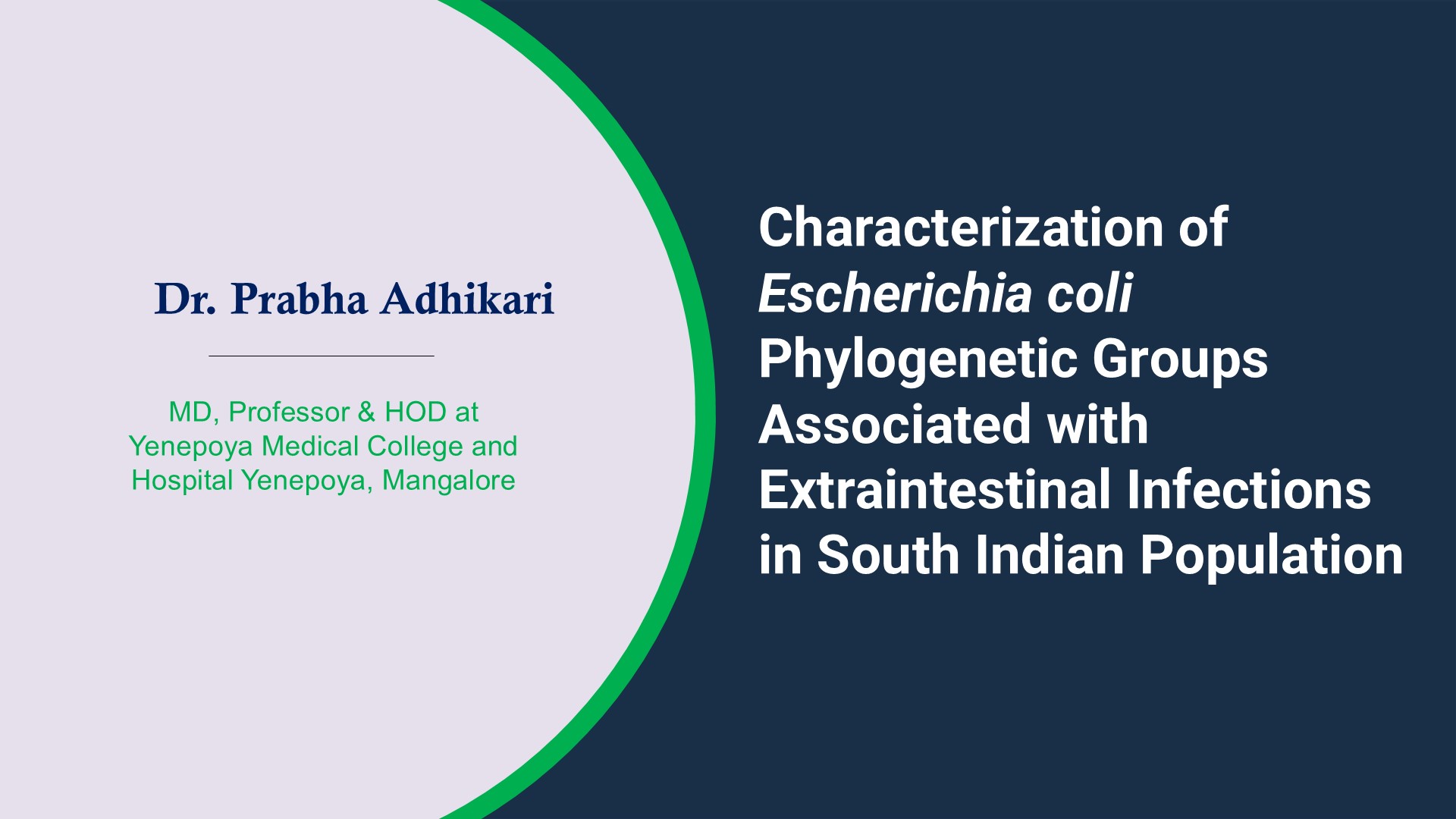 Characterization Of Escherichia Coli Phylogenetic Groups Associated With Extraintestinal Infections In South Indian Population