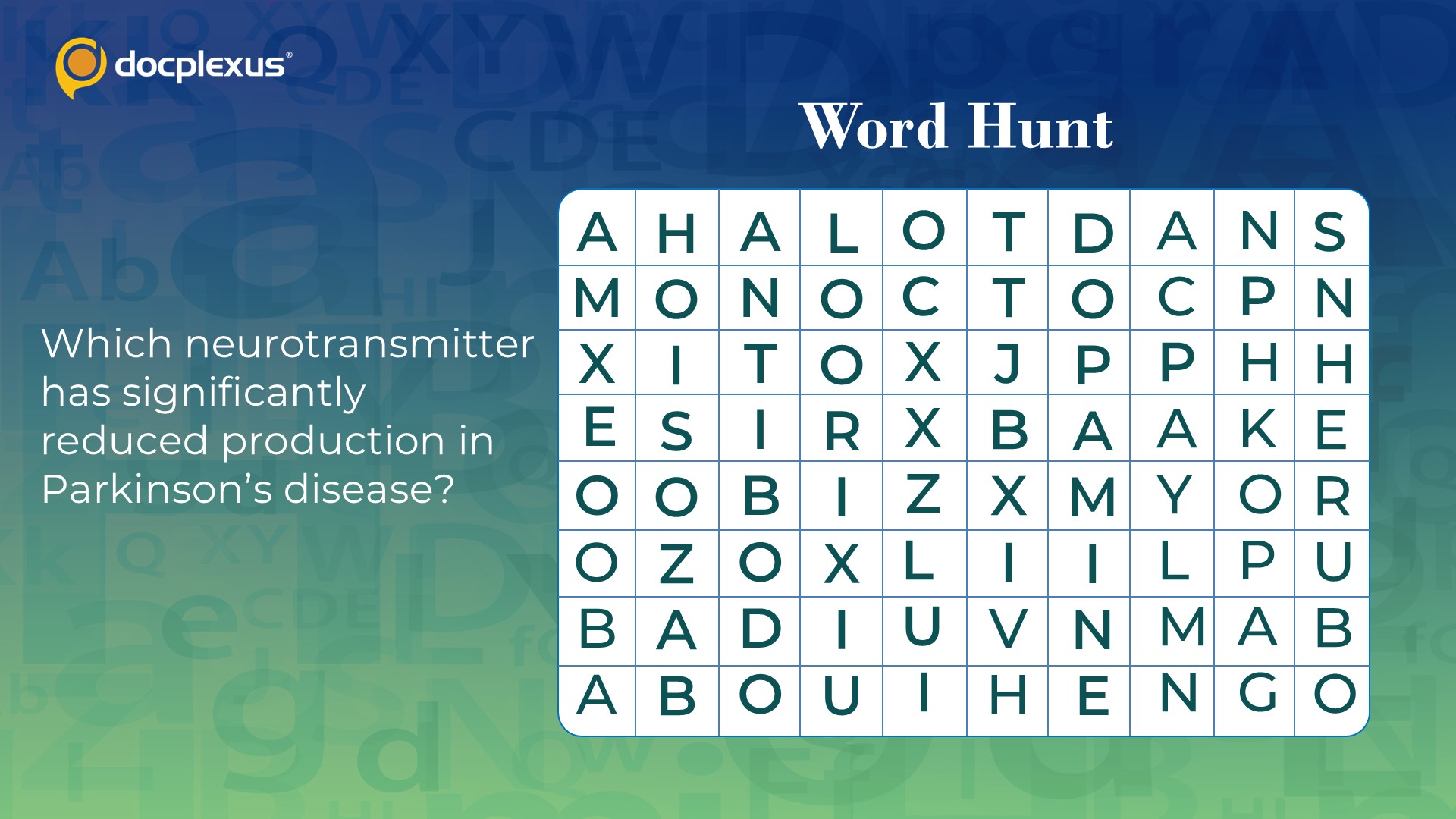 Identify the Neurotransmitter Most Affected in Parkinson's Disease