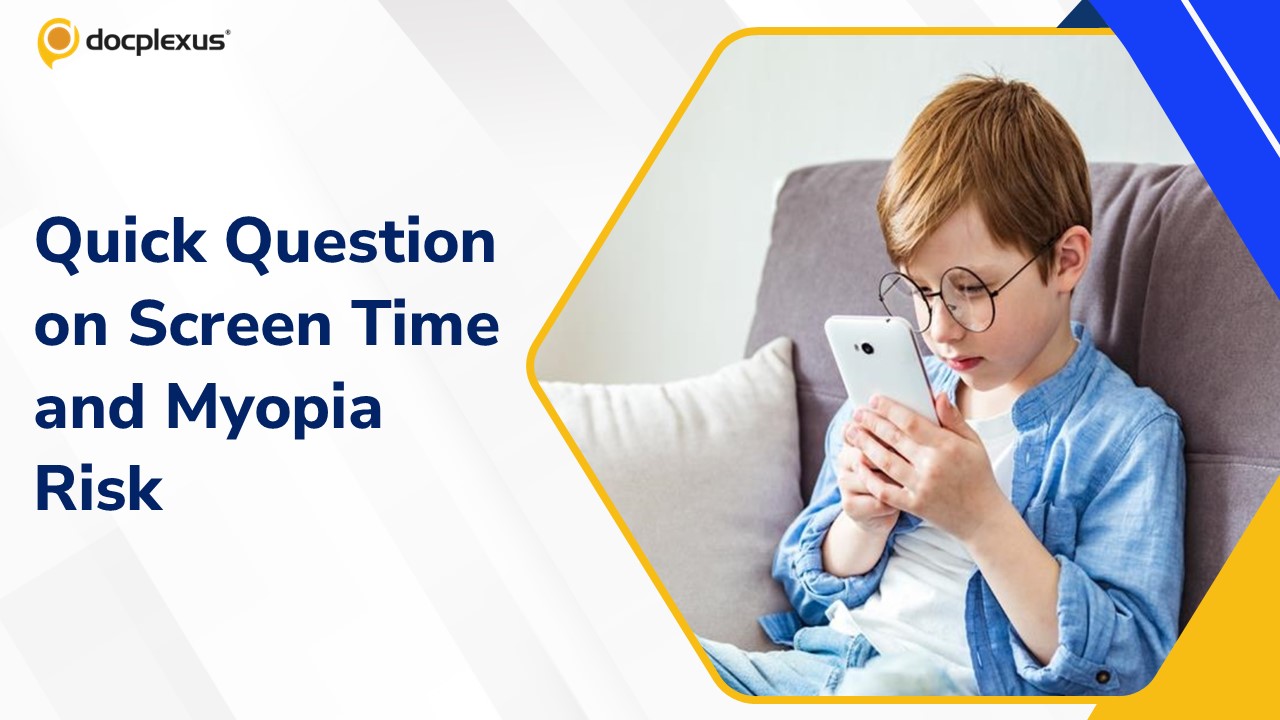 How Much Screen Time Raises Myopia Risk in Children?