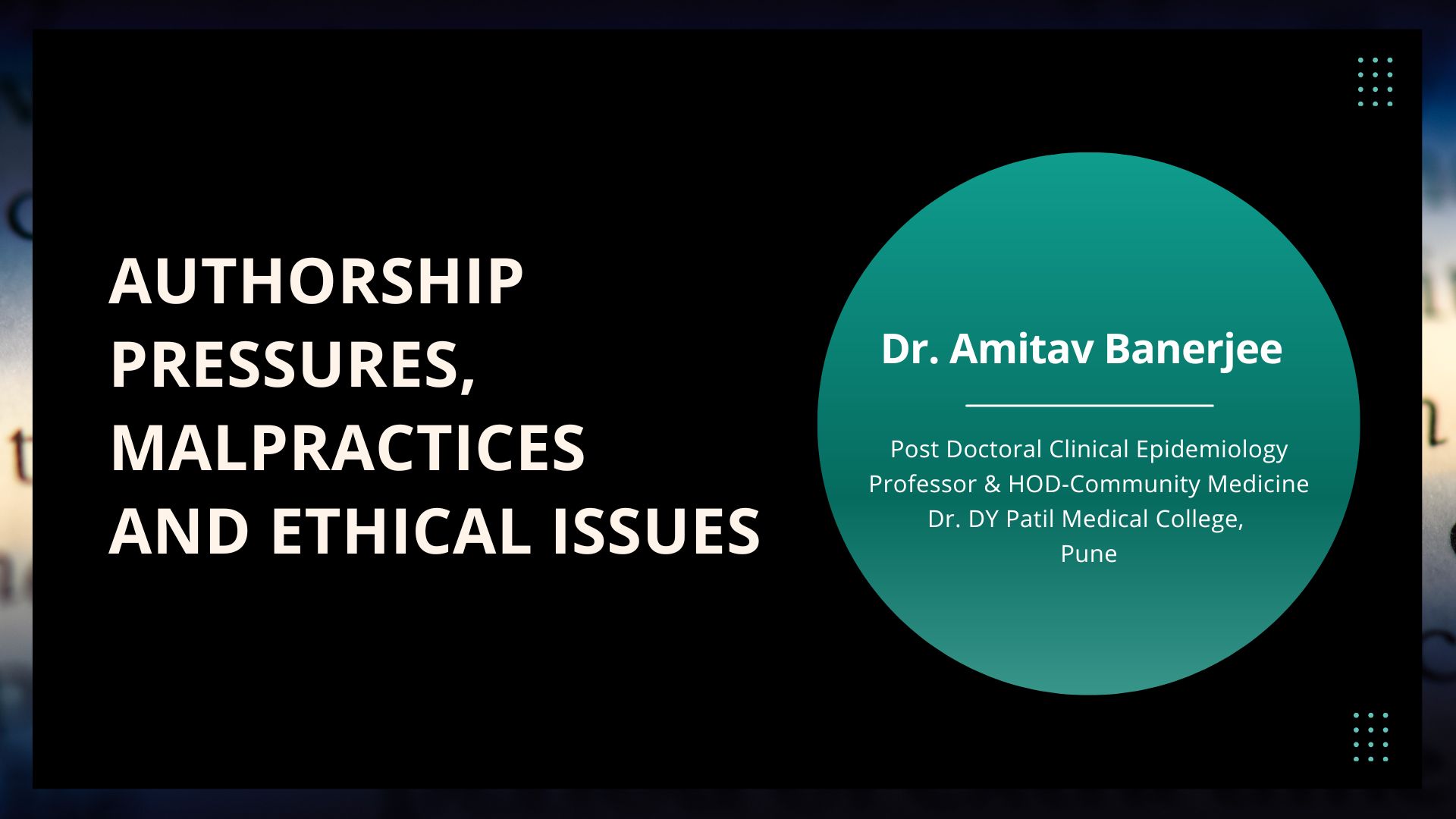 Authorship pressures, malpractices and ethical issues