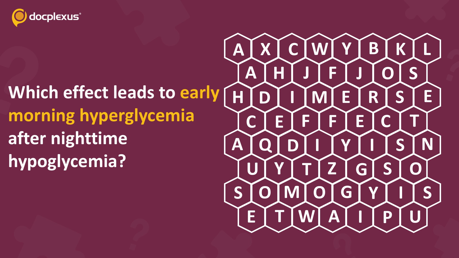 Identify the Cause of Early Morning Hyperglycemia Due to Rebound Nocturnal Hypoglycemia