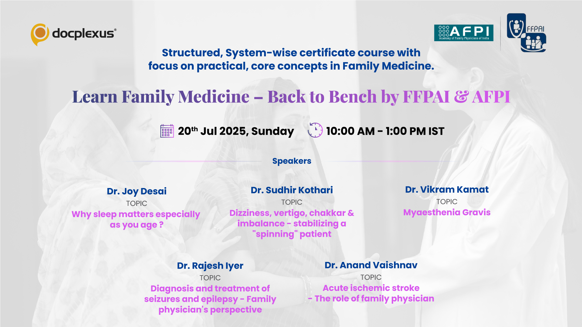 Learn Family Medicine – Back to Benches Series