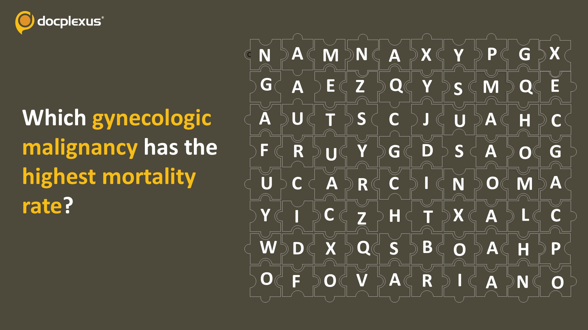 Identify the Gynecologic Malignancy with the Highest Mortality Rate