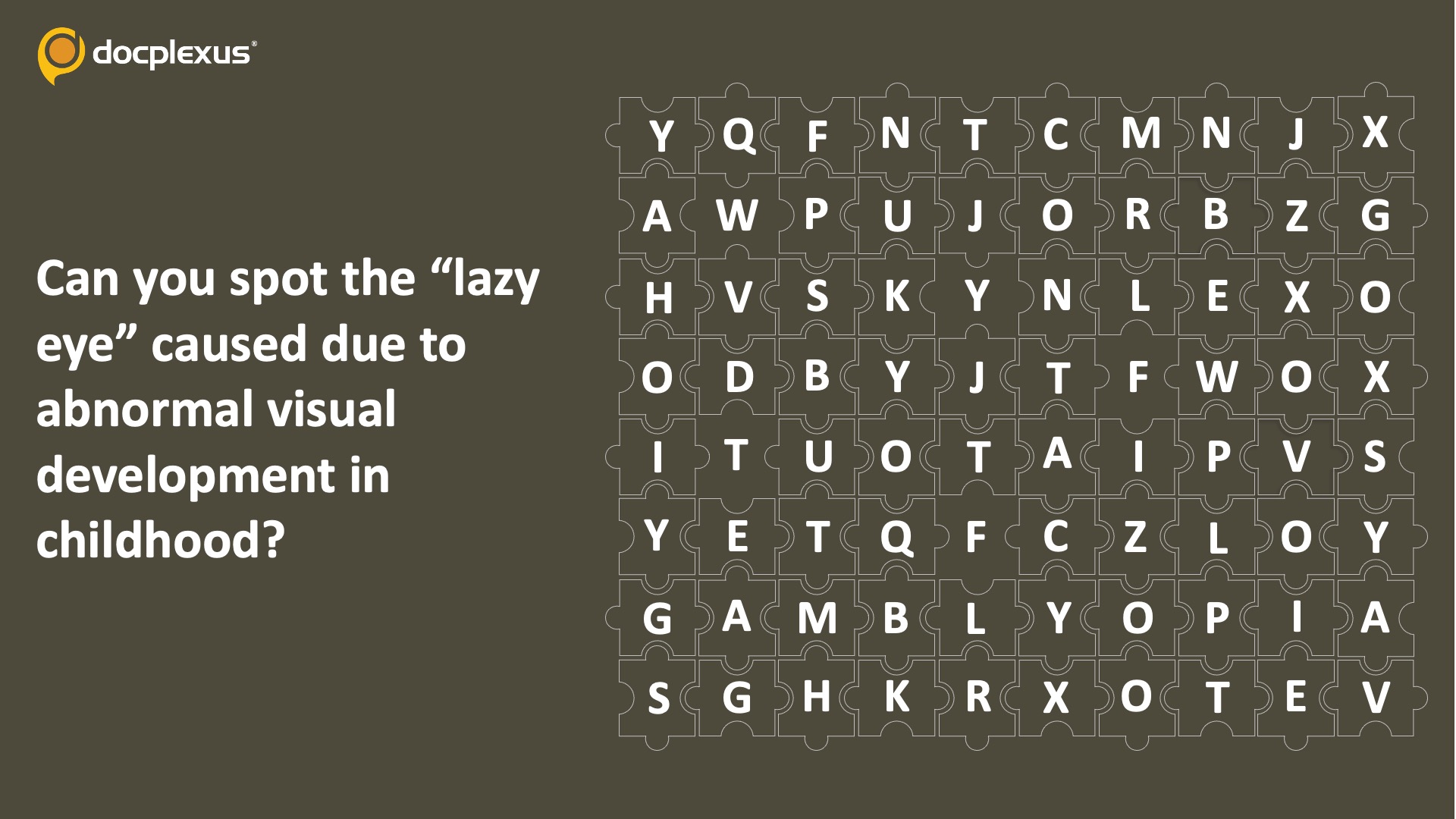 Spot the “Lazy Eye” in This Word Puzzle