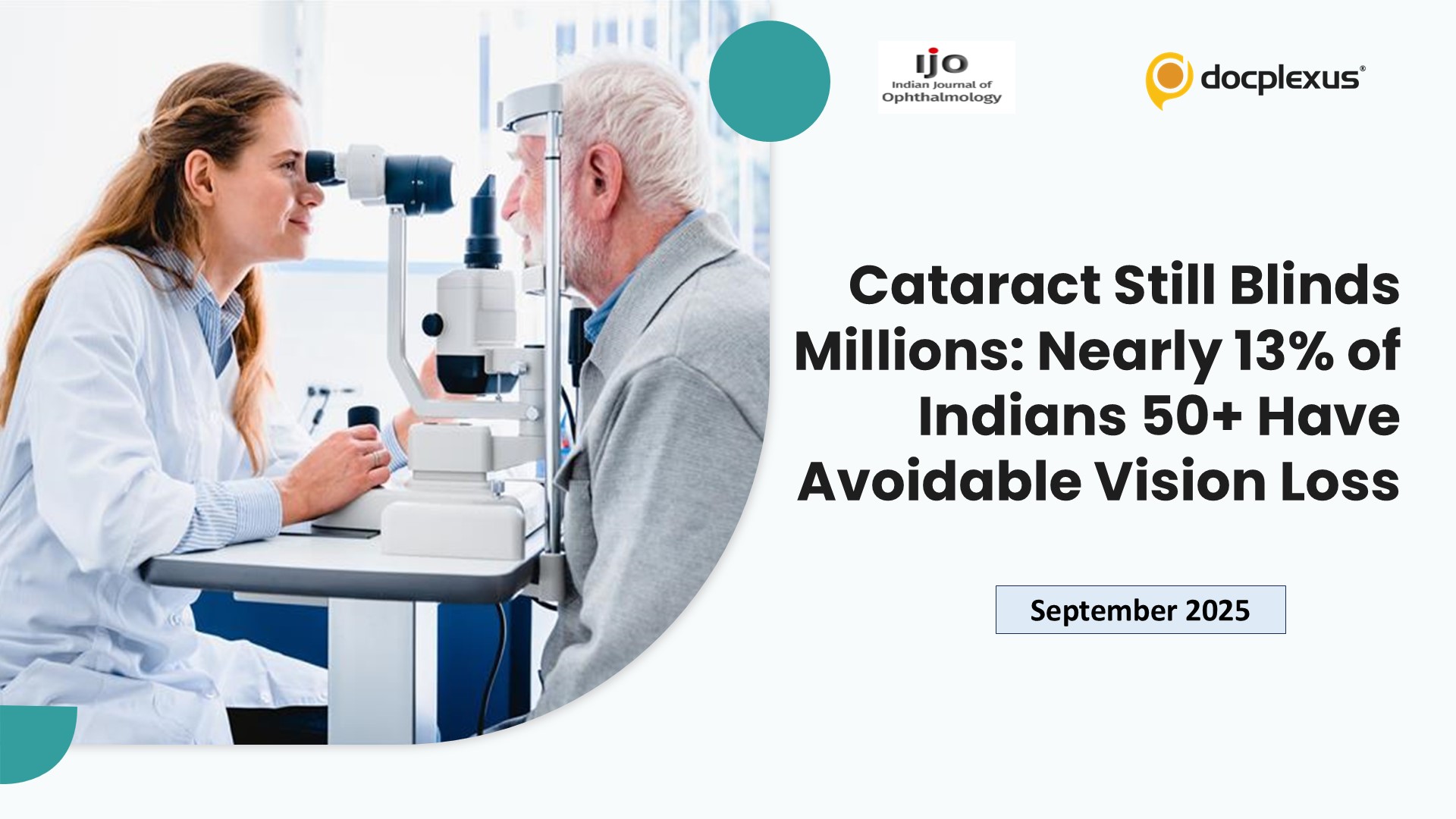 Cataract Still Blinds Millions: Nearly 13% of Indians 50+ Have Avoidable Vision Loss