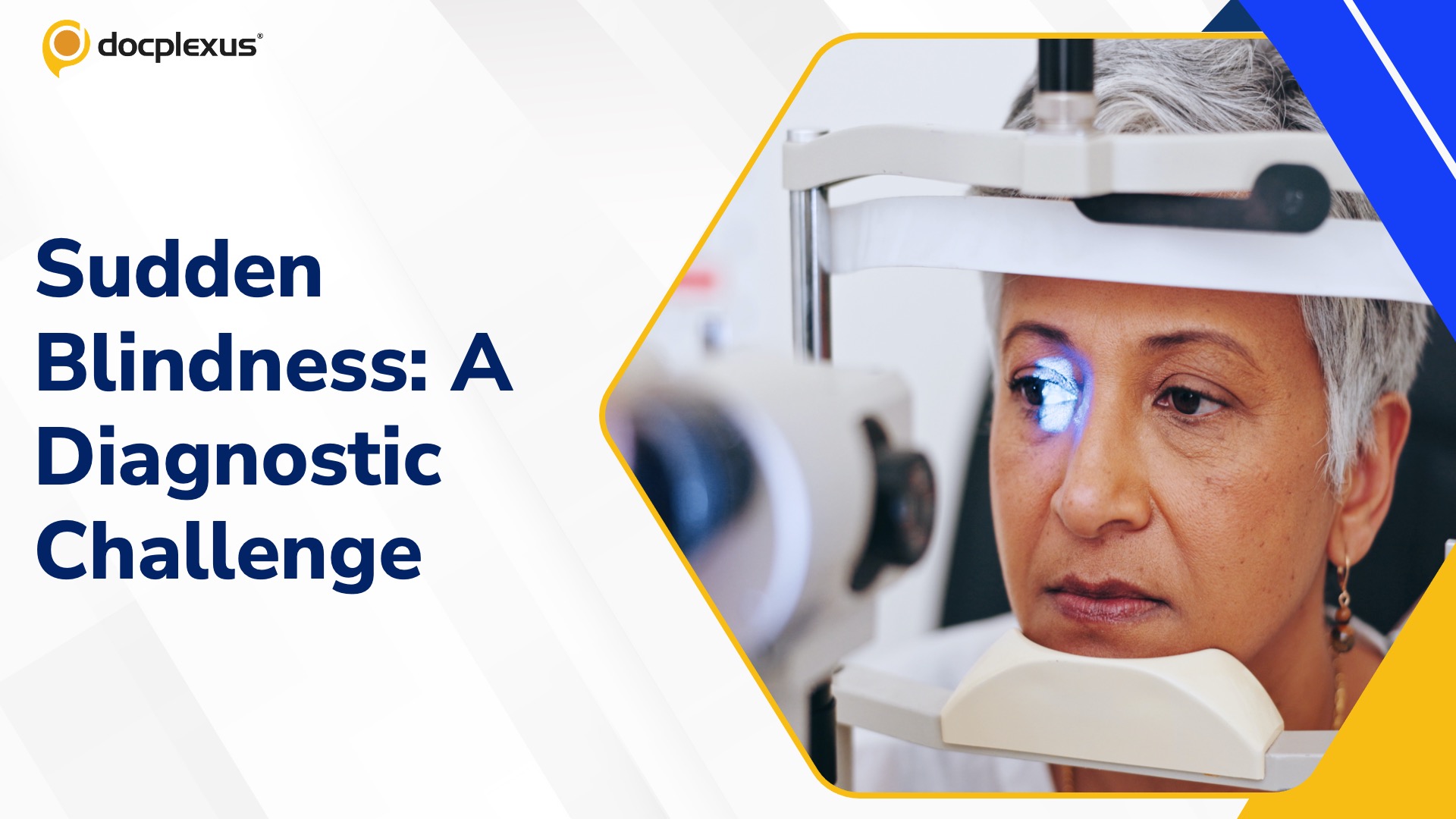 When Sight Vanishes Suddenly Without Warning. What would you do?