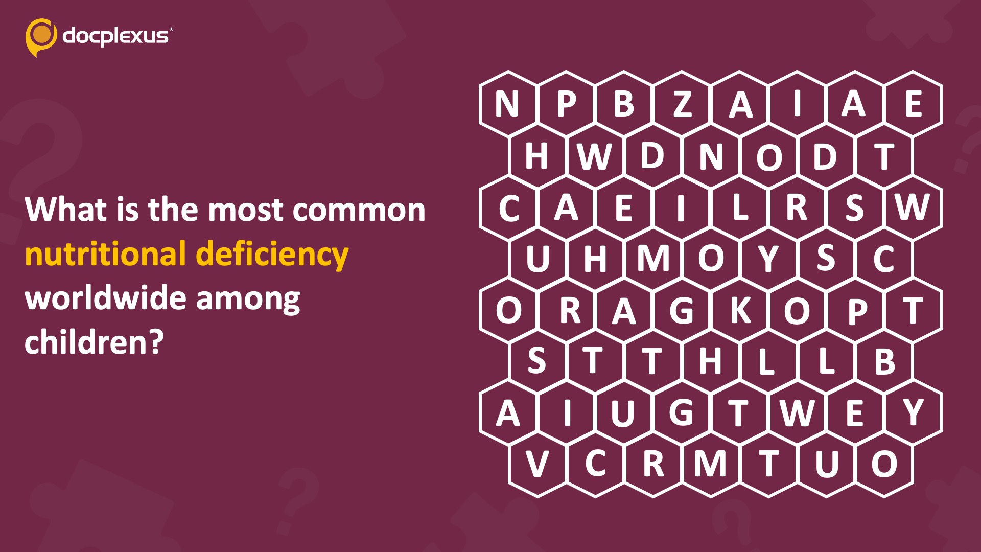 Spot the Most Common Nutritional Deficiency in Children