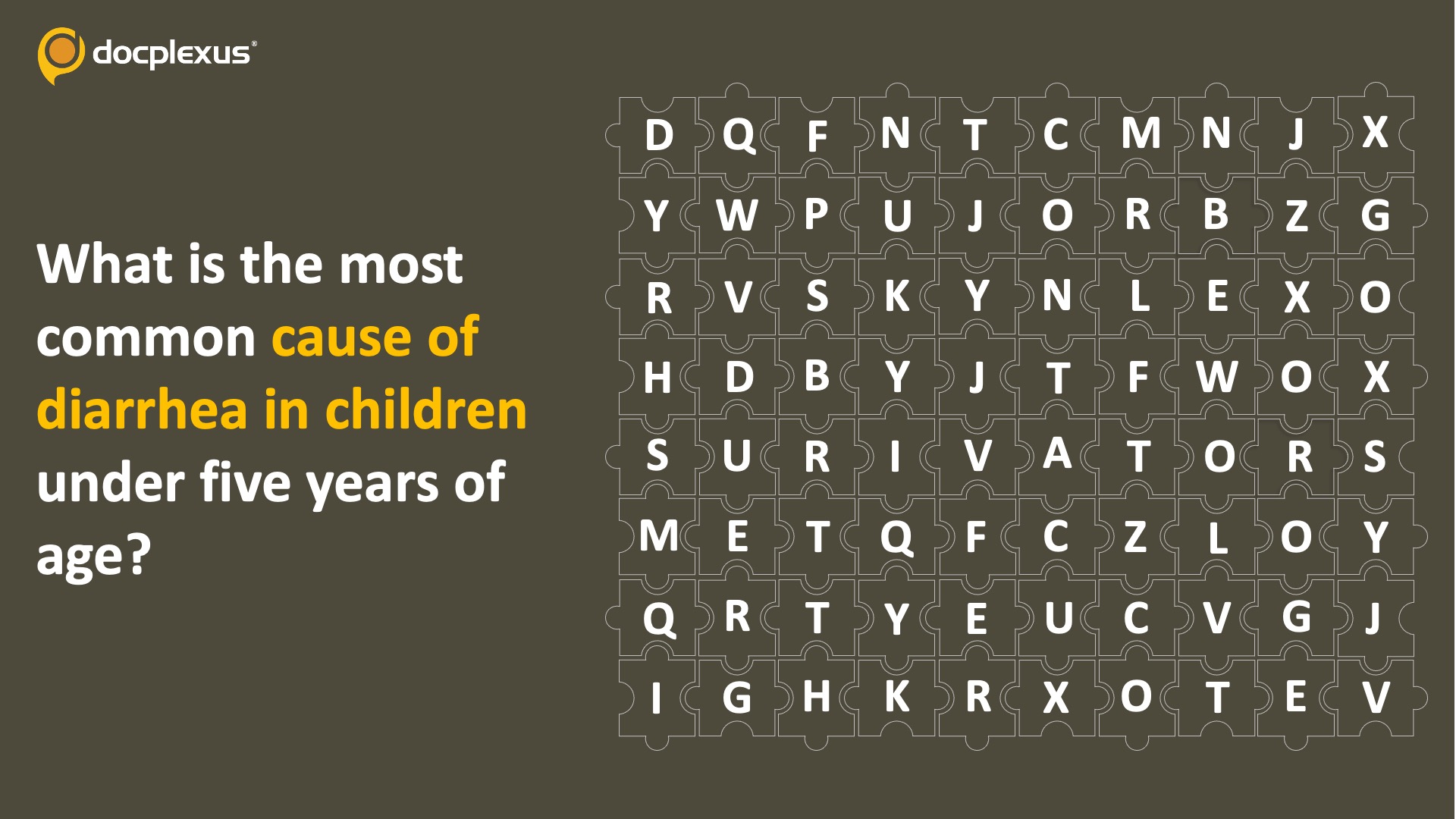 Spot the Commonest Cause of Diarrhea in Children