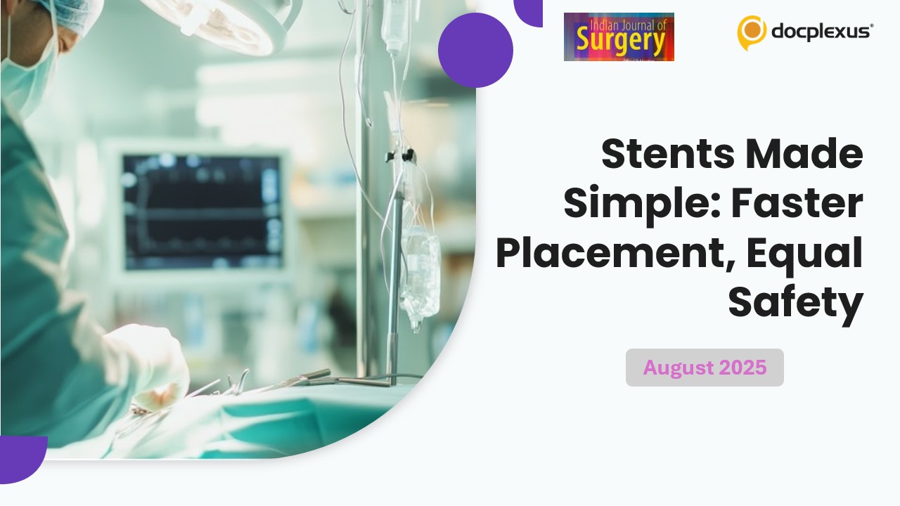 A Simpler Way to Stent: Time Savings Without Added Risk