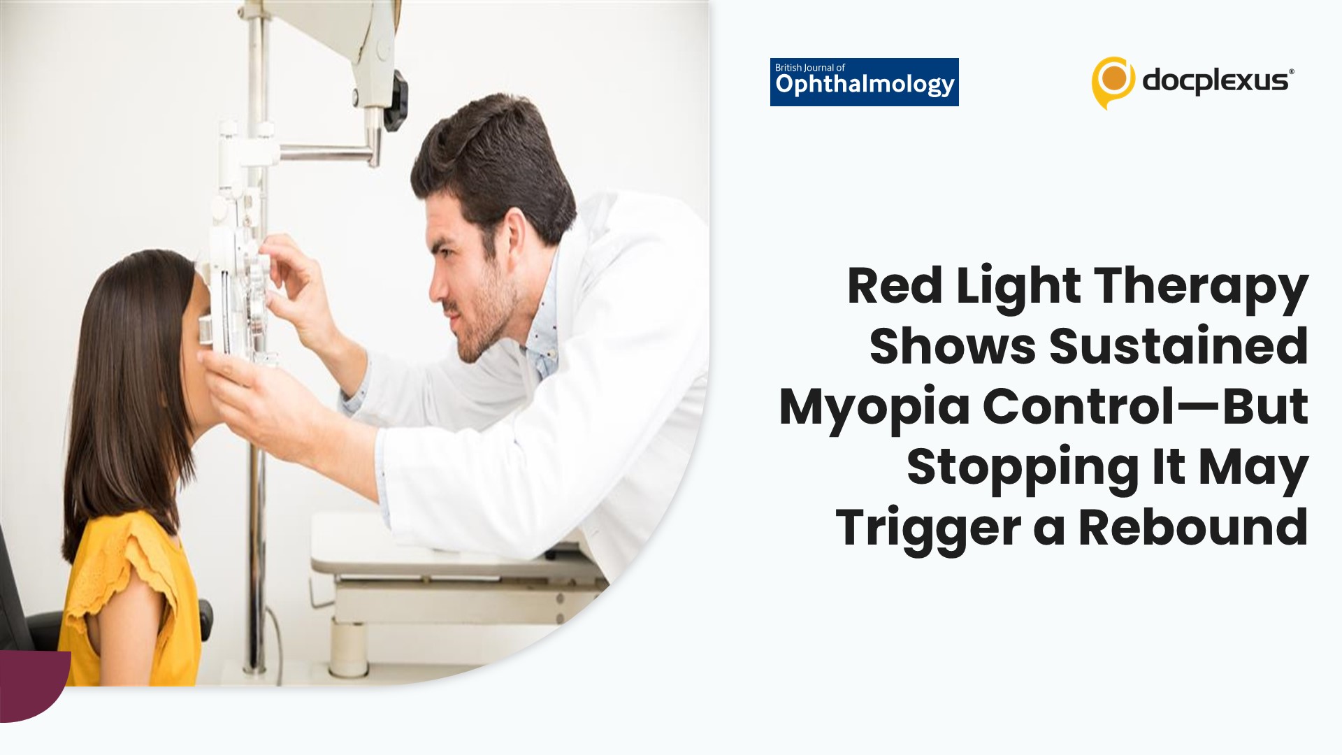 Red Light Therapy Shows Sustained Myopia Control—But Stopping It May Trigger a Rebound