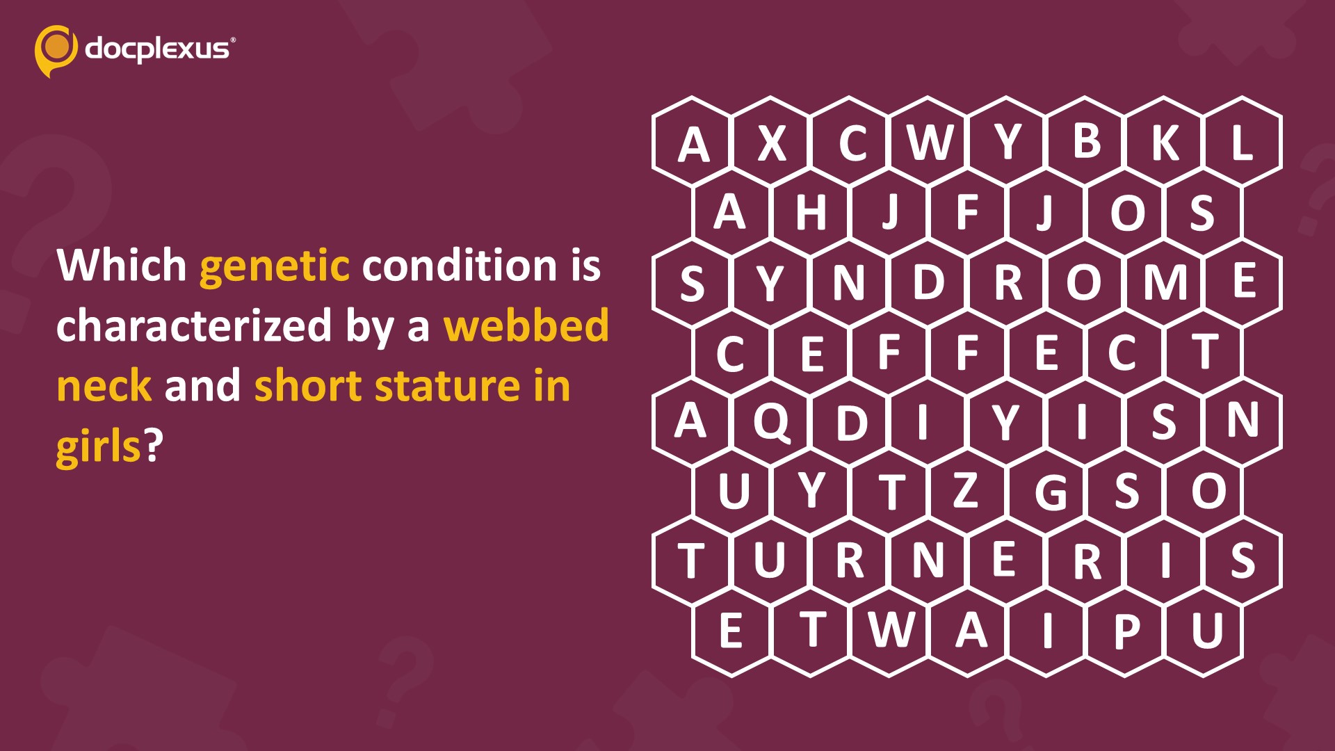 Identify the Disorder Characterized by a Webbed Neck and Short Stature in Girls