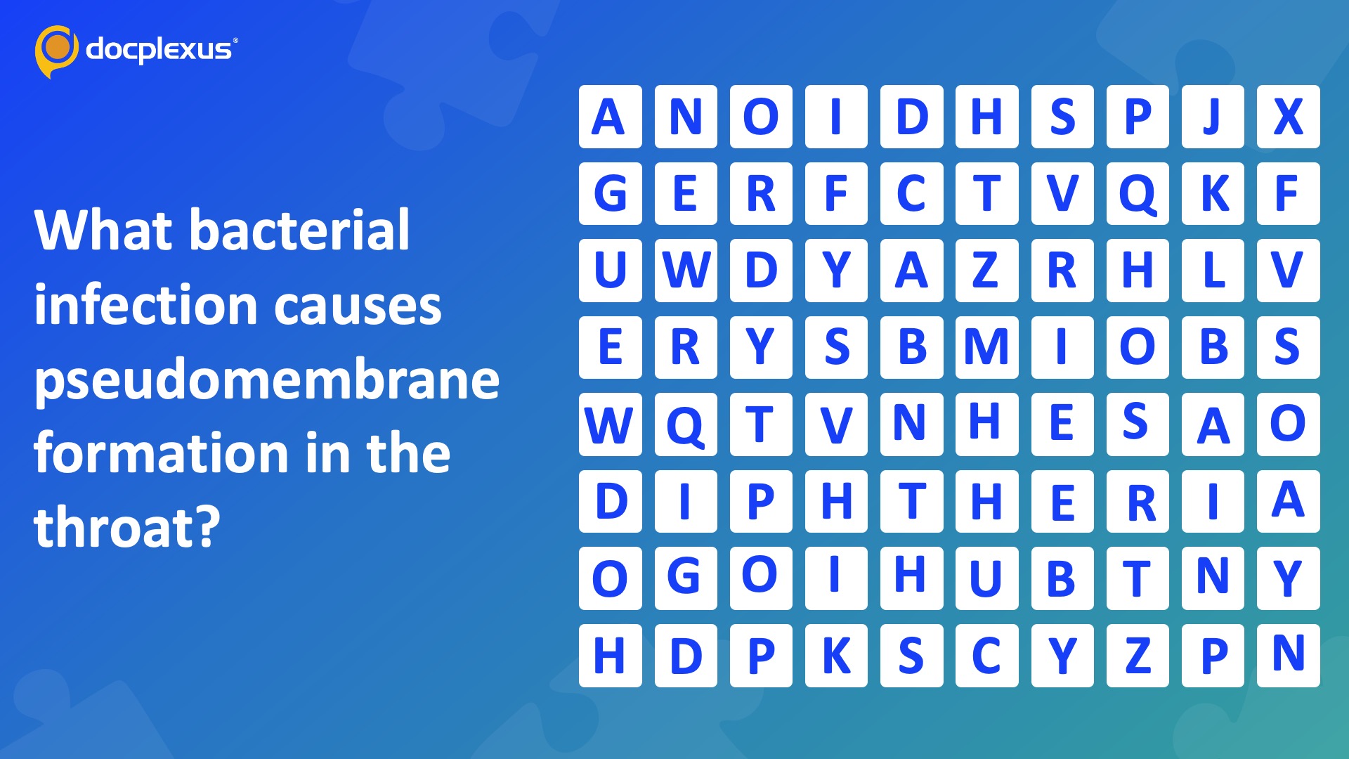 Which Infection Forms a Pseudomembrane in the Throat?