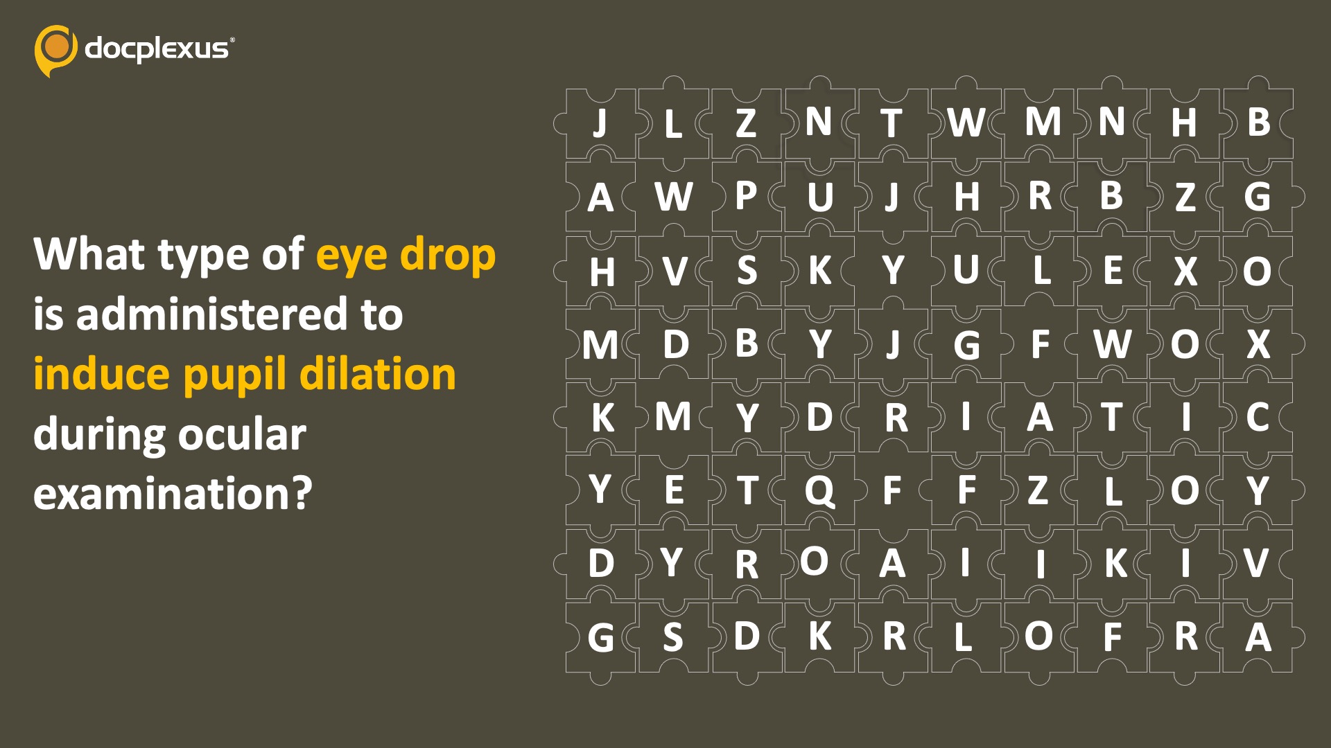 Can You Find the Eye Drop That Dilates Pupils?