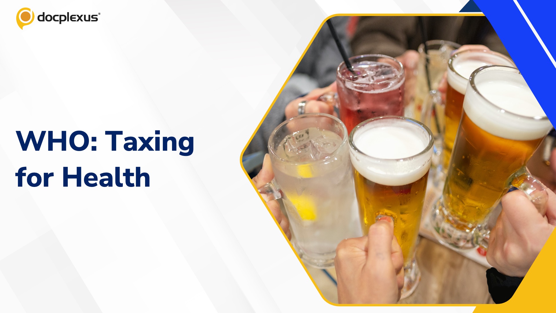 WHO Warns Against Poor Taxation of Sugary and Alcoholic Drinks