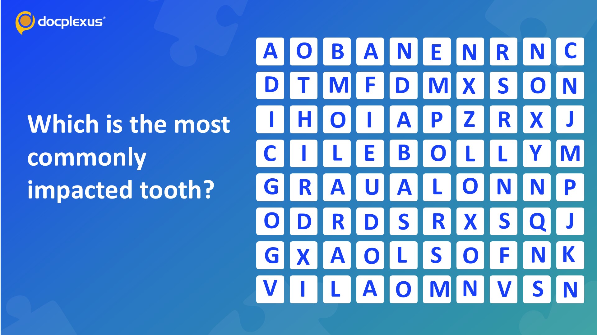 Identify the Most Commonly Impacted Tooth