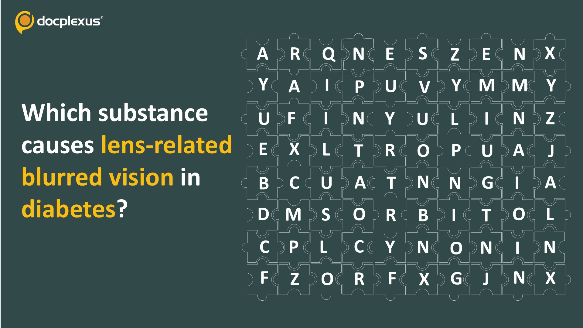 Identify the Cause of Blurred Vision in Diabetes Related to the Lens
