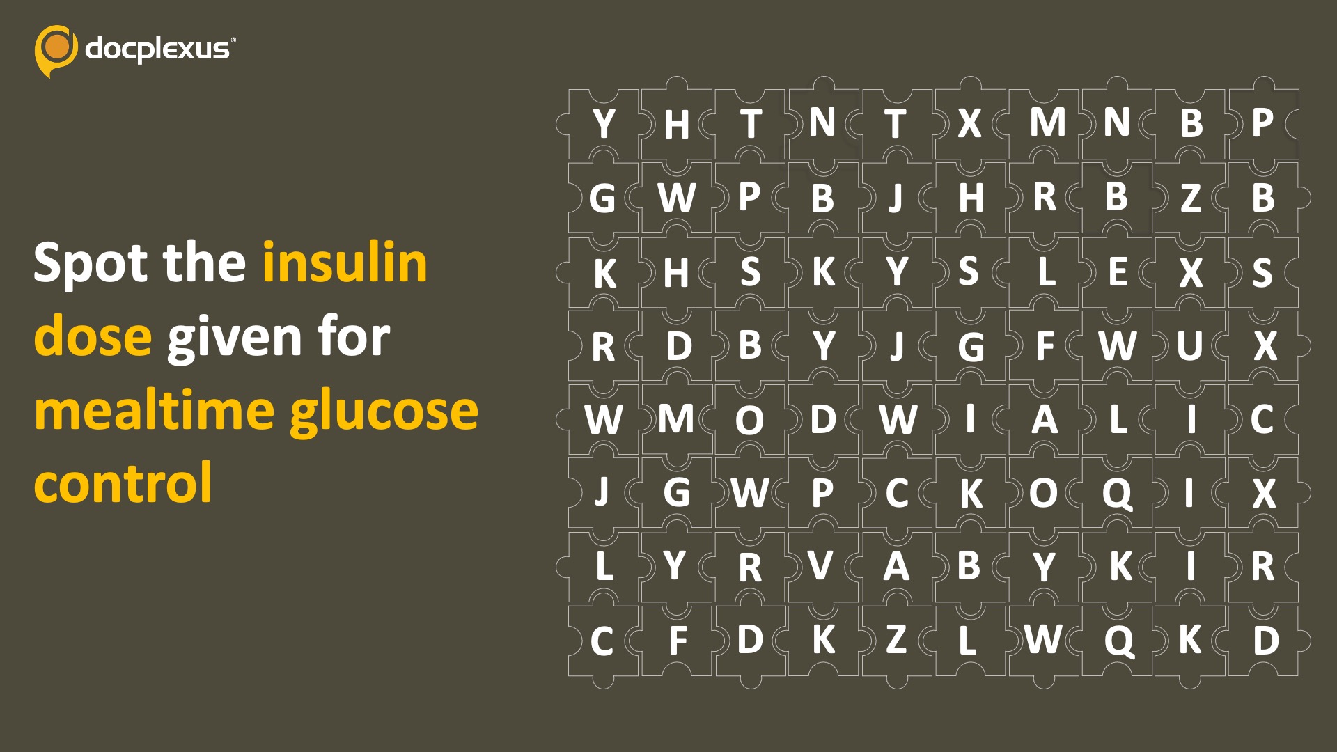 Spot the Insulin Dose Used for Mealtime Glucose Control