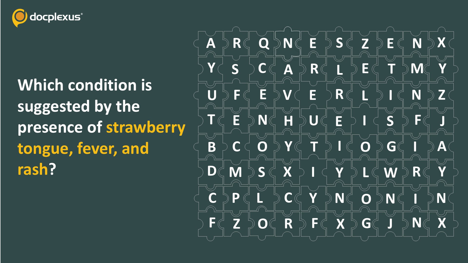Identify the Condition Characterized By Strawberry Tongue, Fever, And Rash