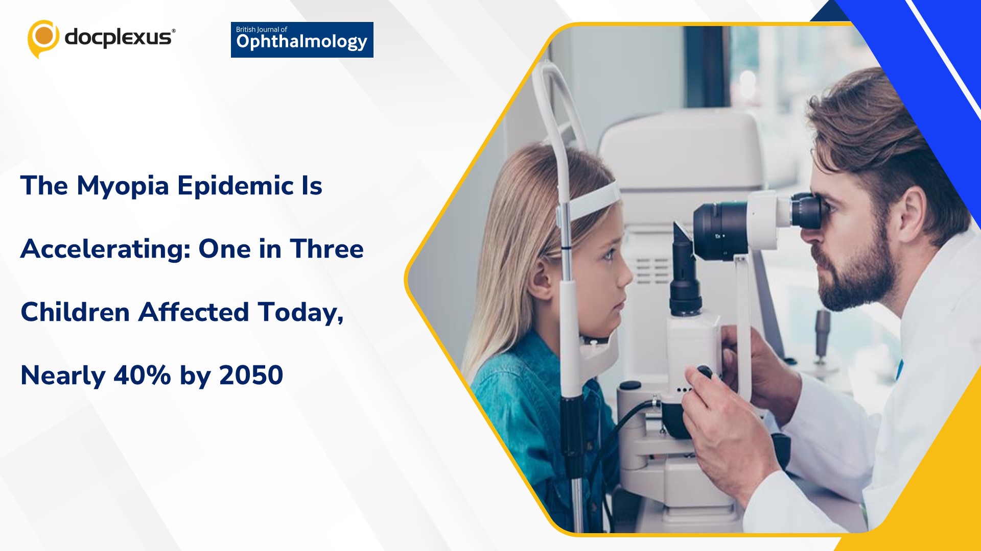 The Myopia Epidemic Is Accelerating: One in Three Children Affected Today, Nearly 40% by 2050