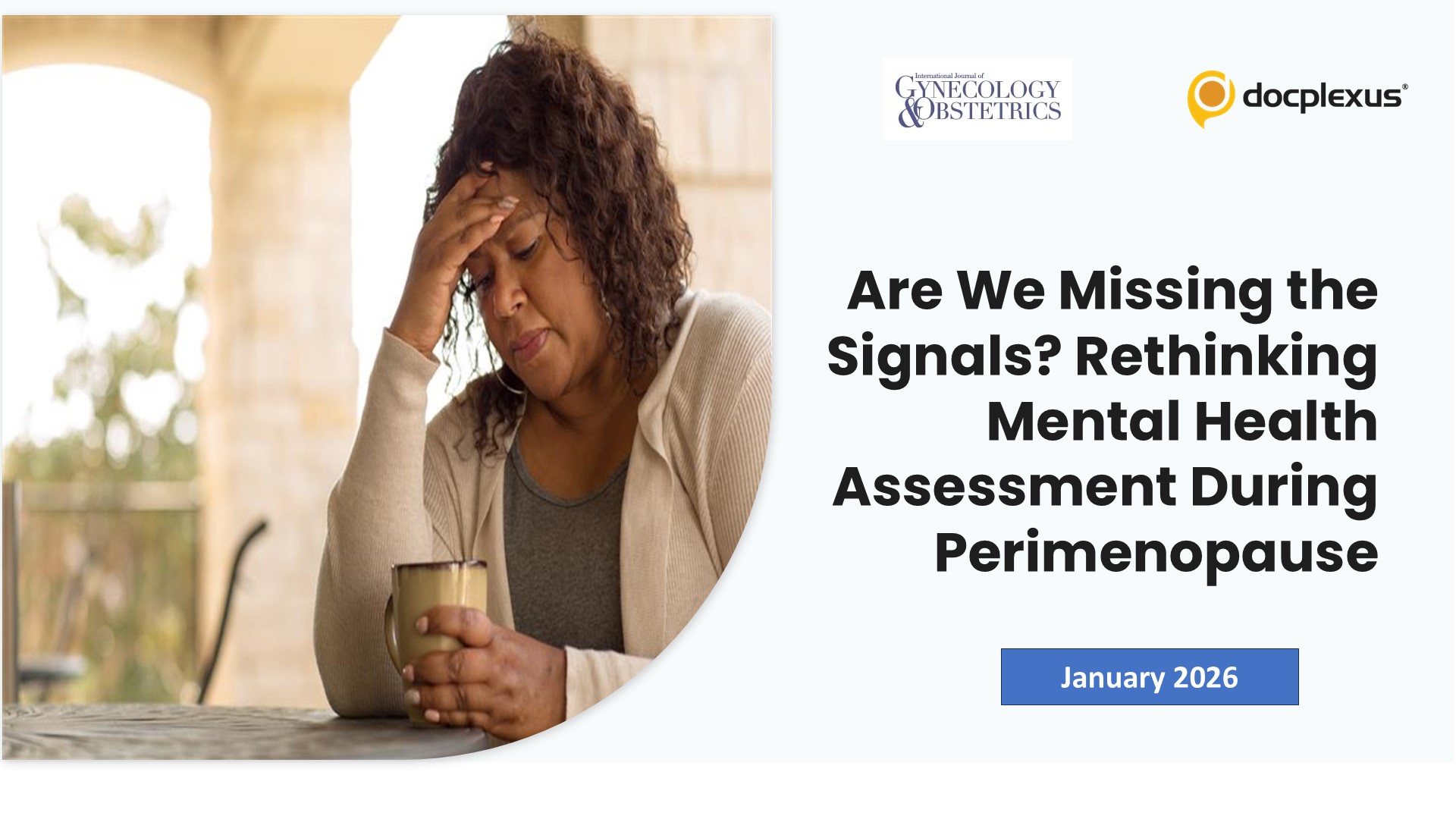 Are We Missing the Signals? Rethinking Mental Health Assessment During Perimenopause