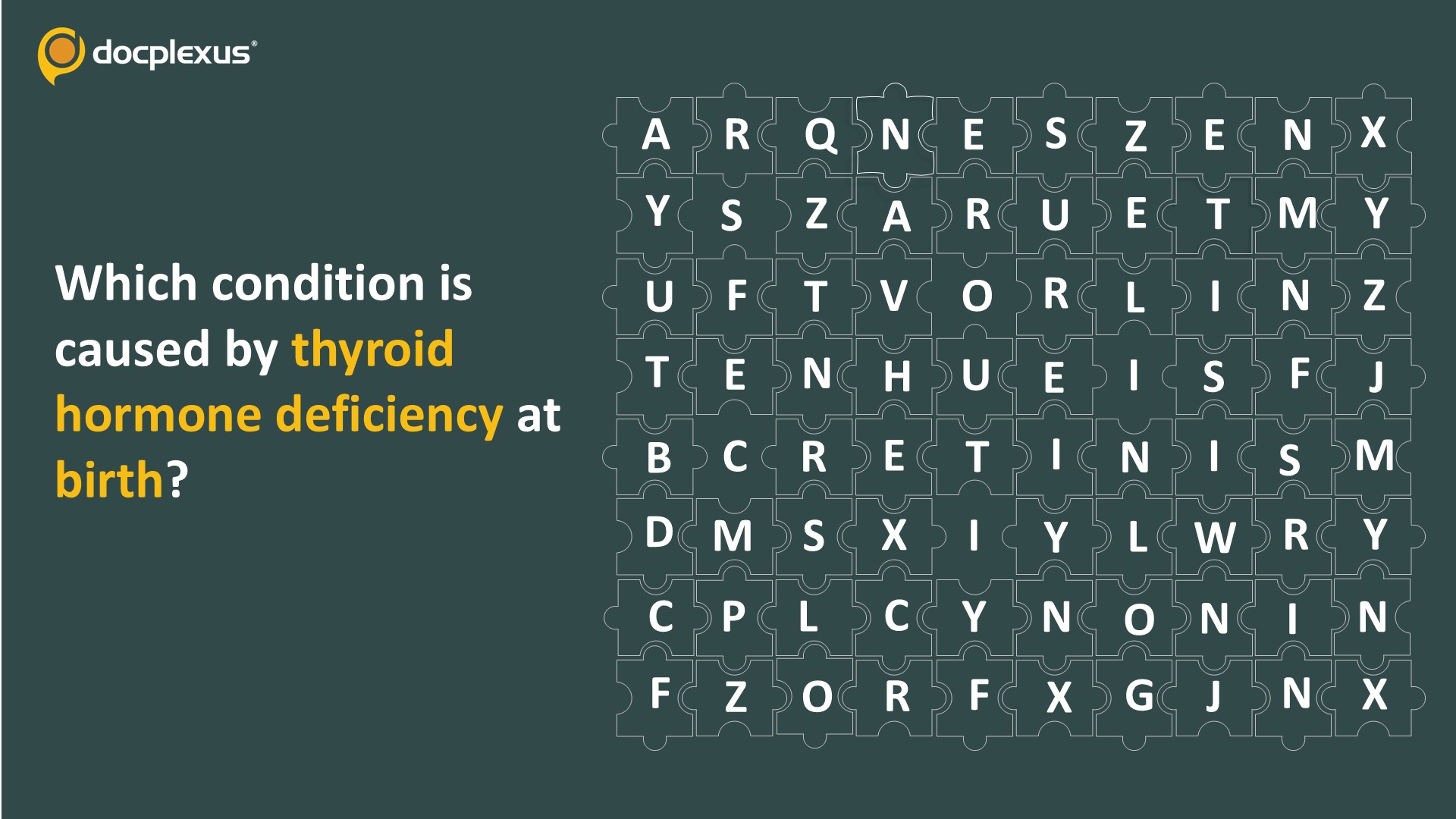 Identify the Condition Caused by Thyroid Hormone Deficiency at Birth