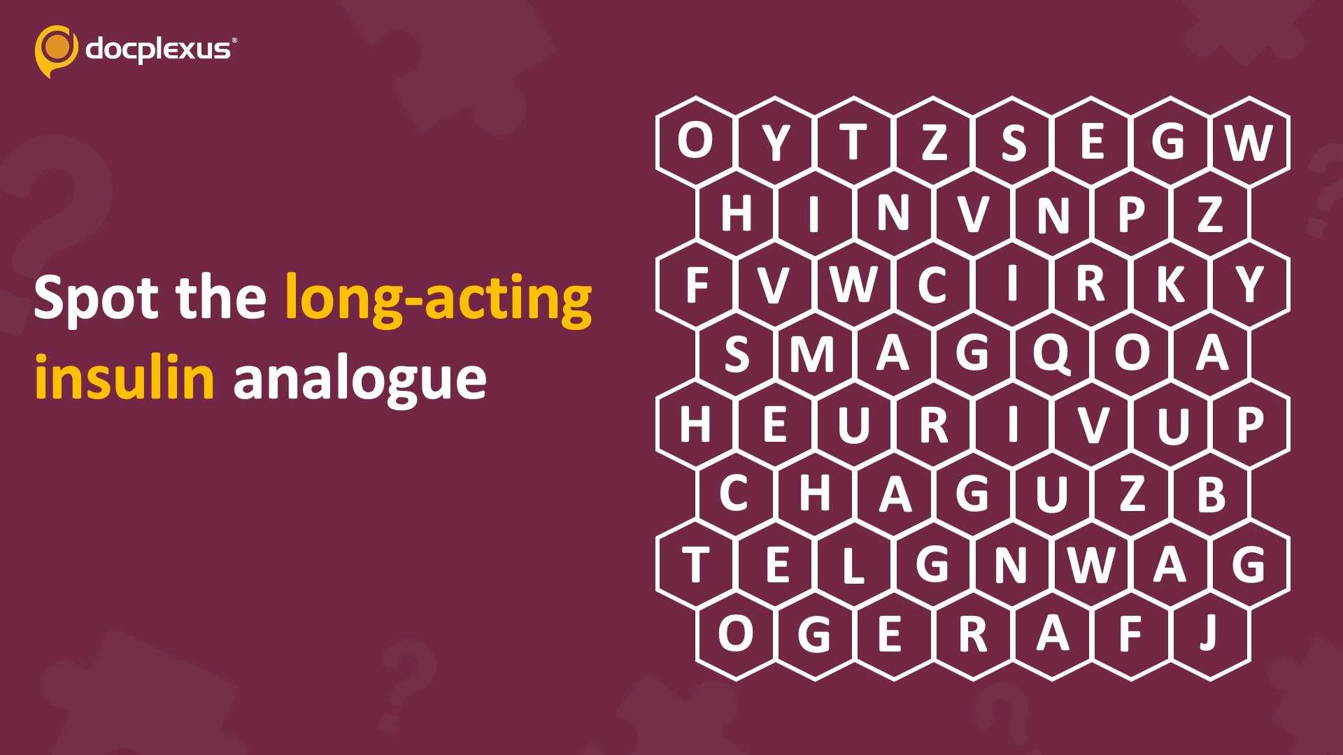 Can You Find the Long-Acting Insulin Analogue?