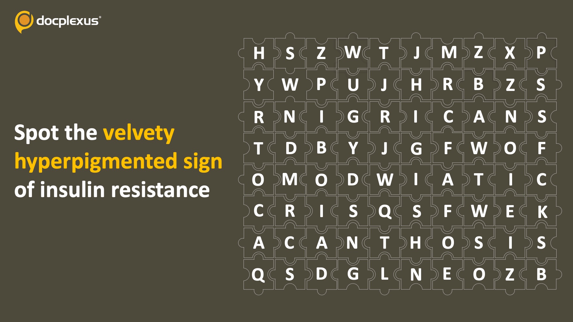 Spot the Velvety Hyperpigmented Sign of Insulin Resistance