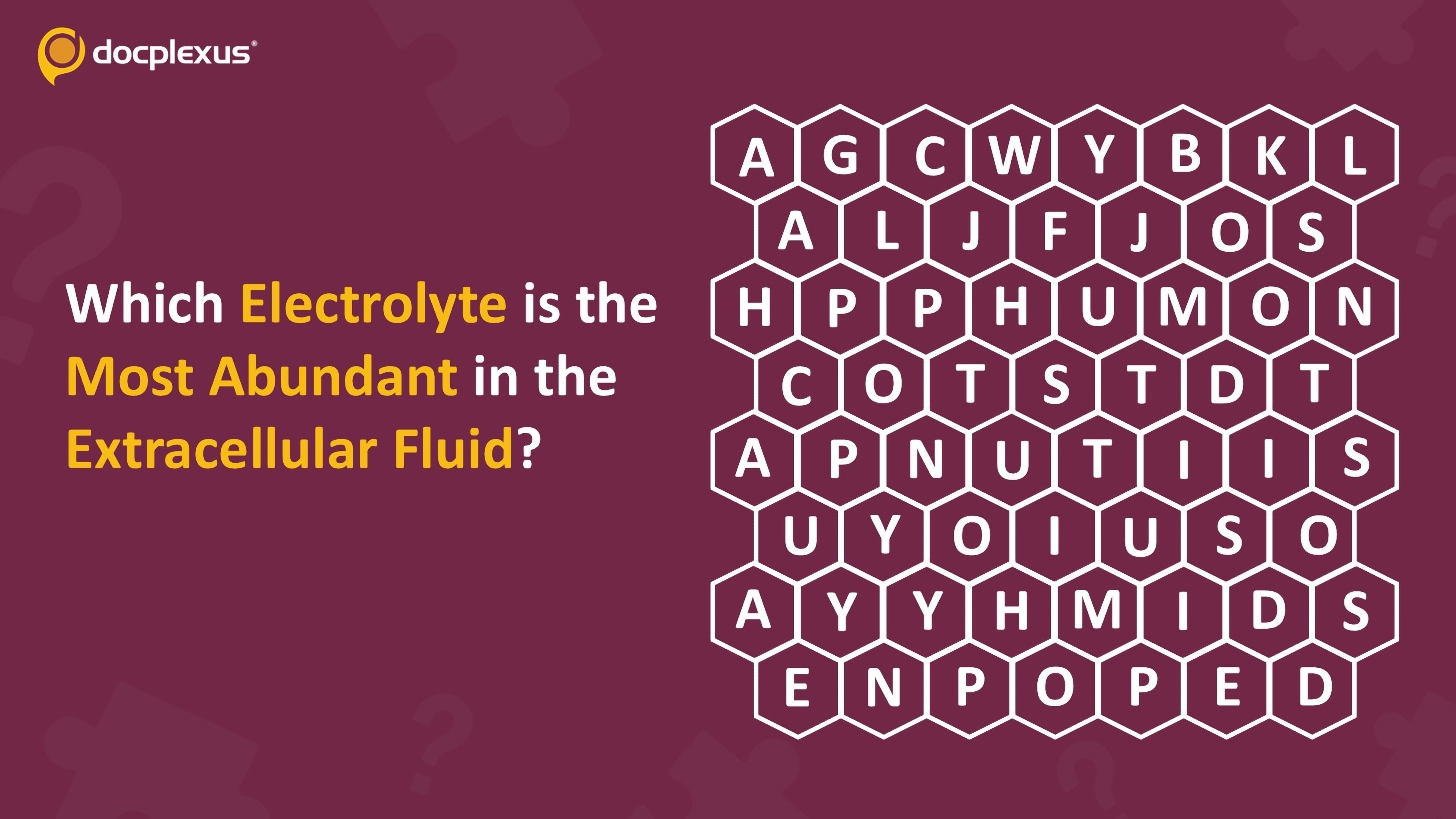 Identify the Most Common Electrolyte in the Extracellular Fluid