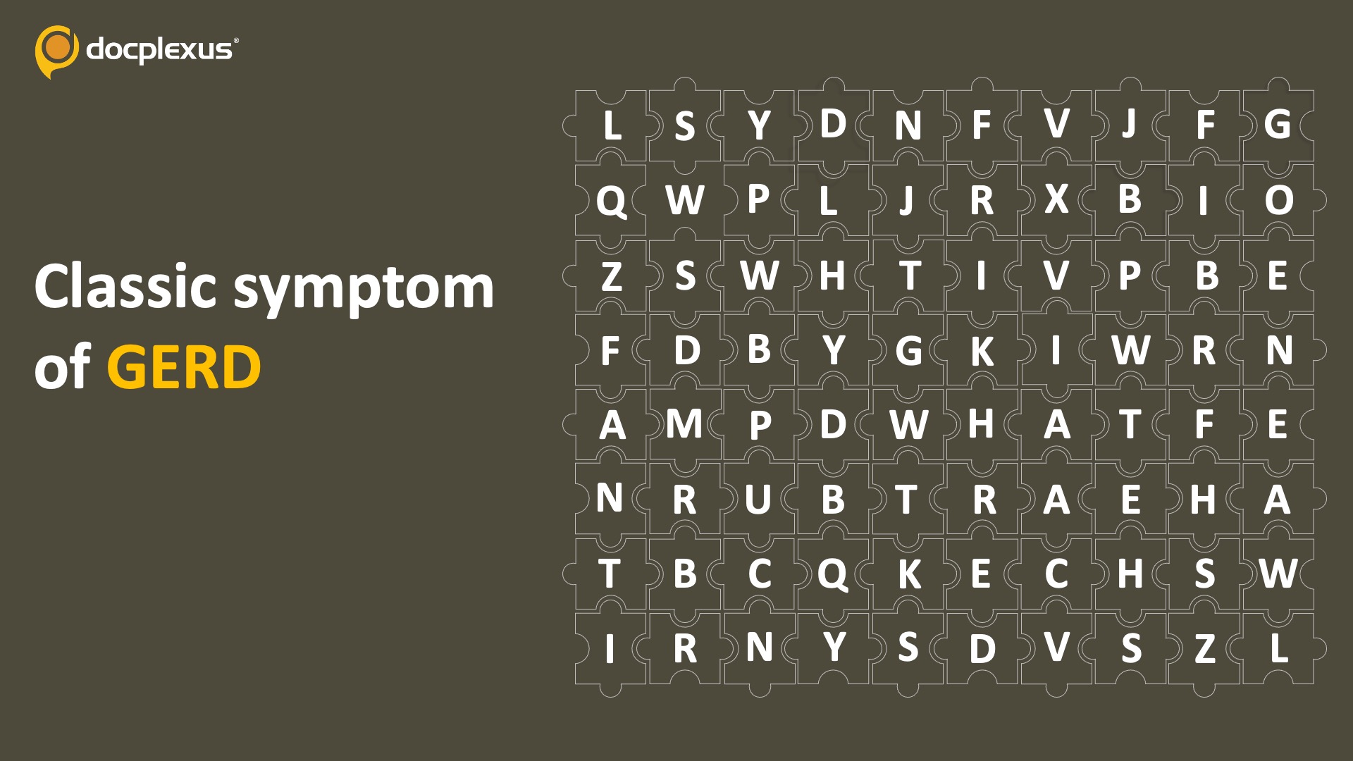 Find the Classic Symptom of GERD in This Puzzle