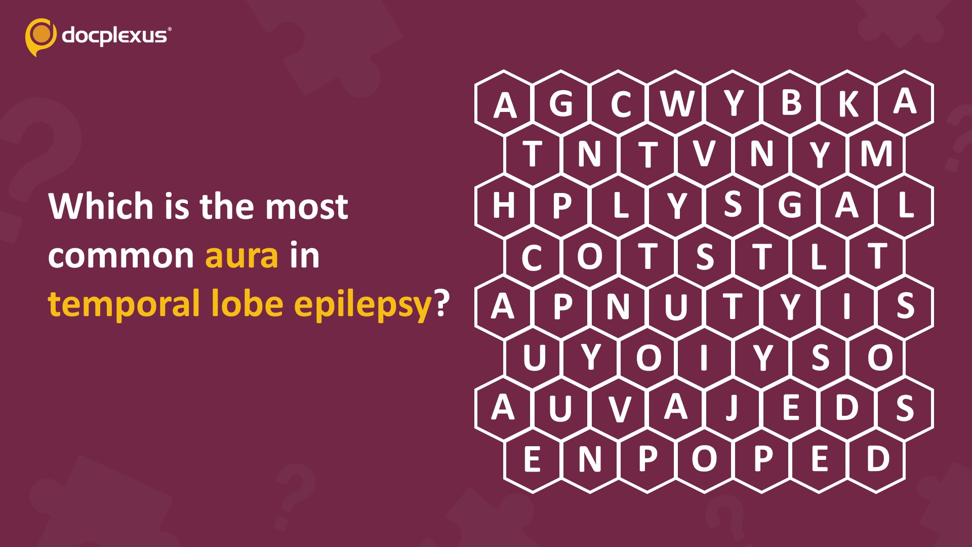 Identify the Most Common Type of Aura Experienced in Temporal Lobe Epilepsy